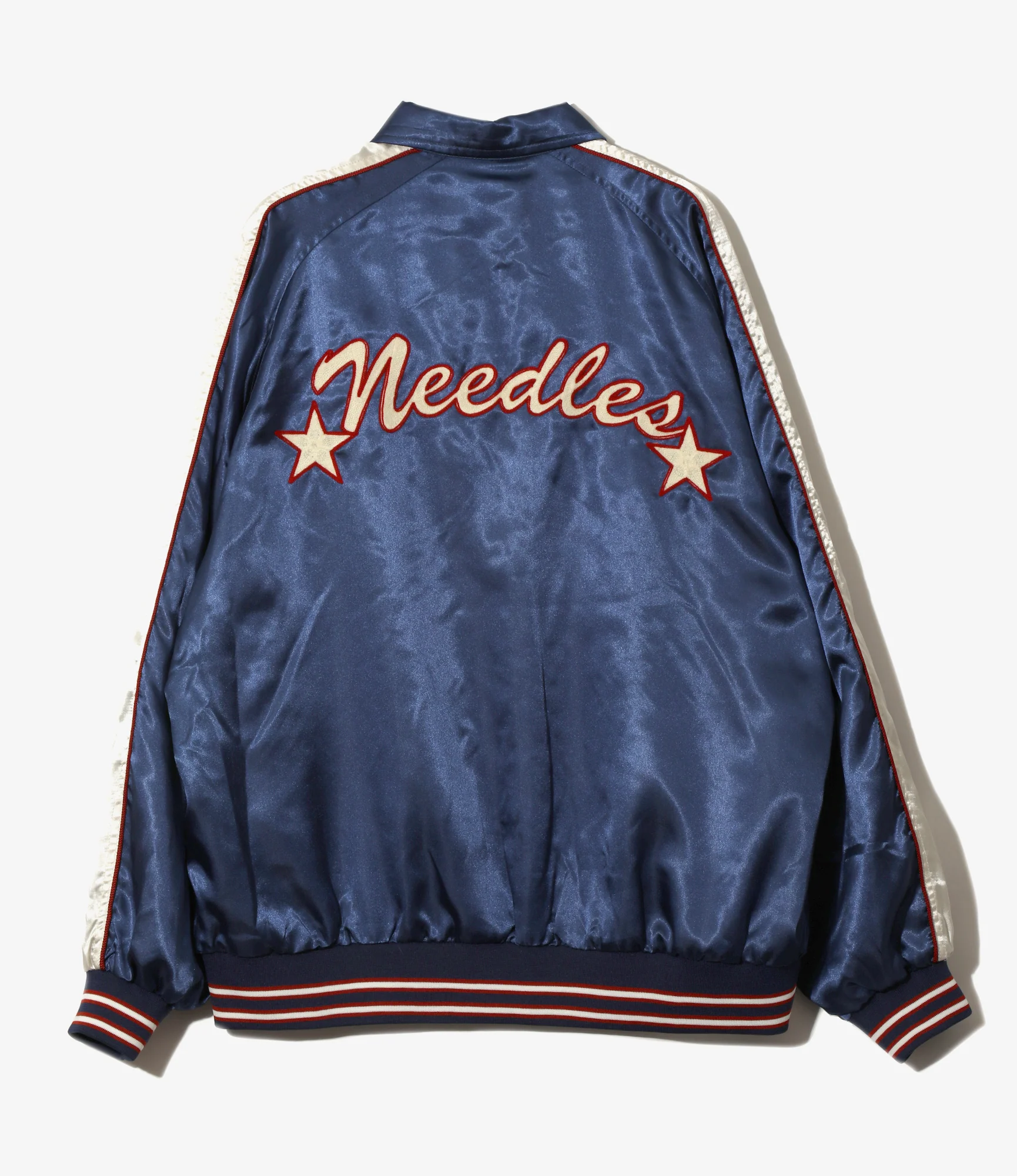 Stadium Jacket – Navy Sateen - Image 4