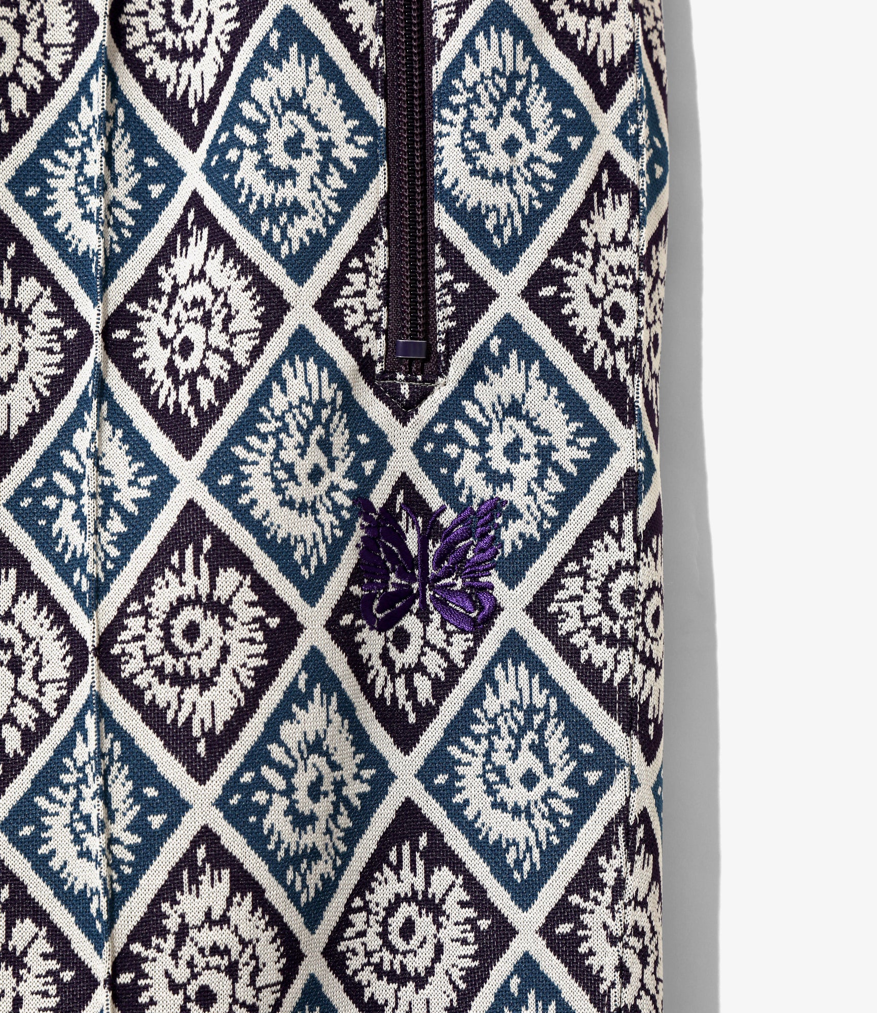 Track Pant – Blue/Purple Jacquard - Image 2