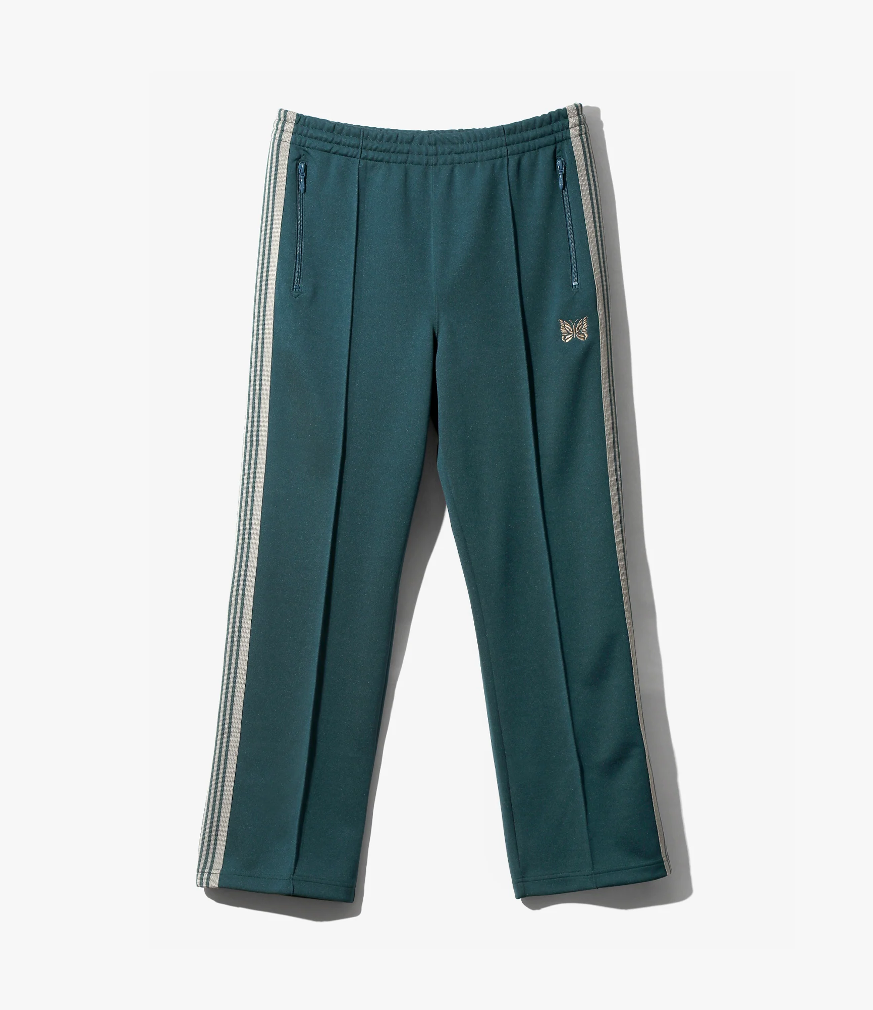 Track Pant – Green Poly Smooth
