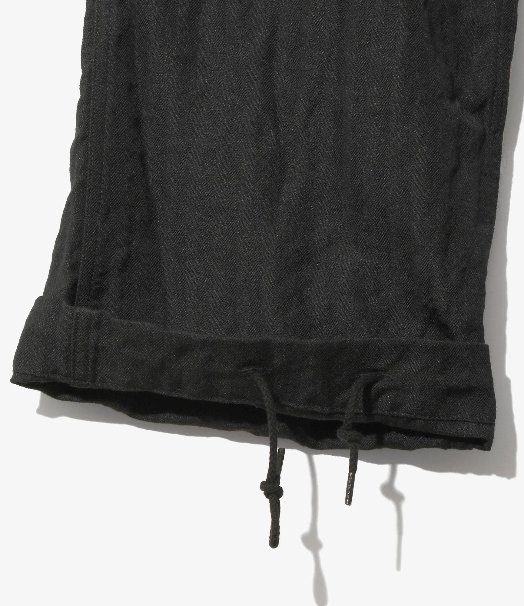 String Fatigue Pant – Black Herringbone Wool/Linen - Image 5