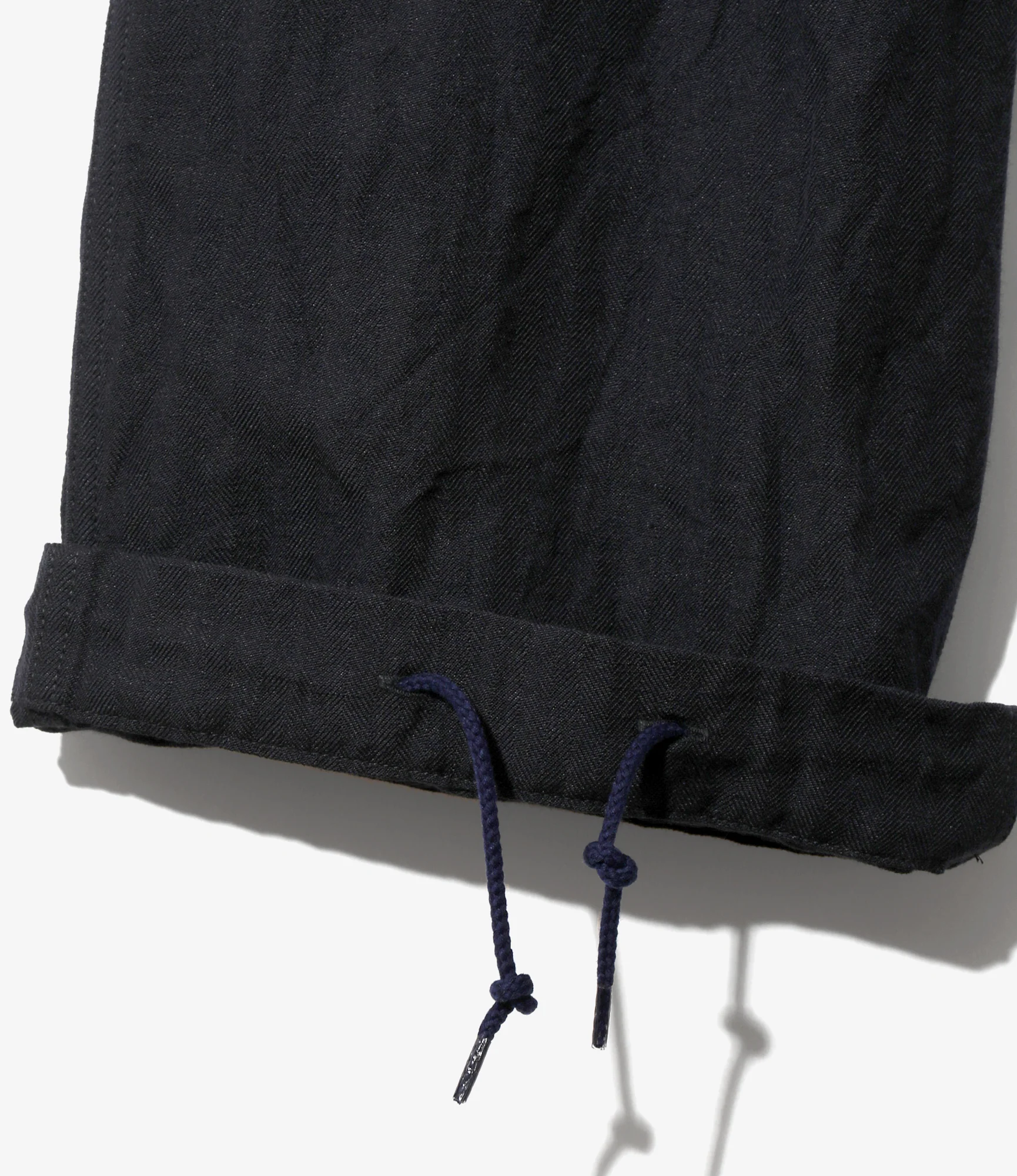 String Fatigue Pant – Navy Herringbone Wool/Linen - Image 5