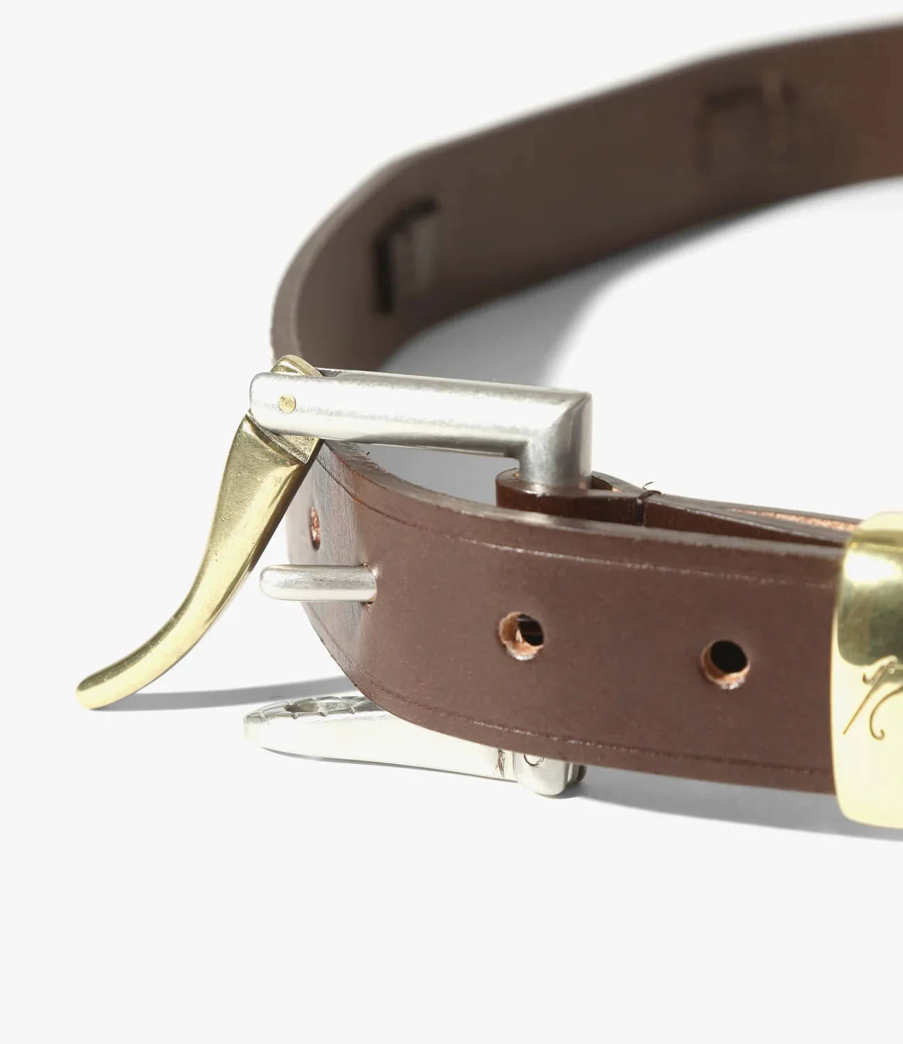 Tassel Bit Quick Release Belt – Brown Leather - Image 3