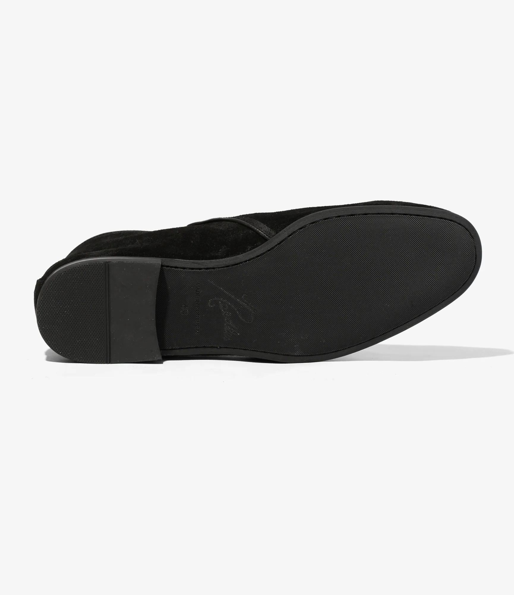 Tassel Bit Slip-On Chukka Boot – Black Rough Out - Image 8