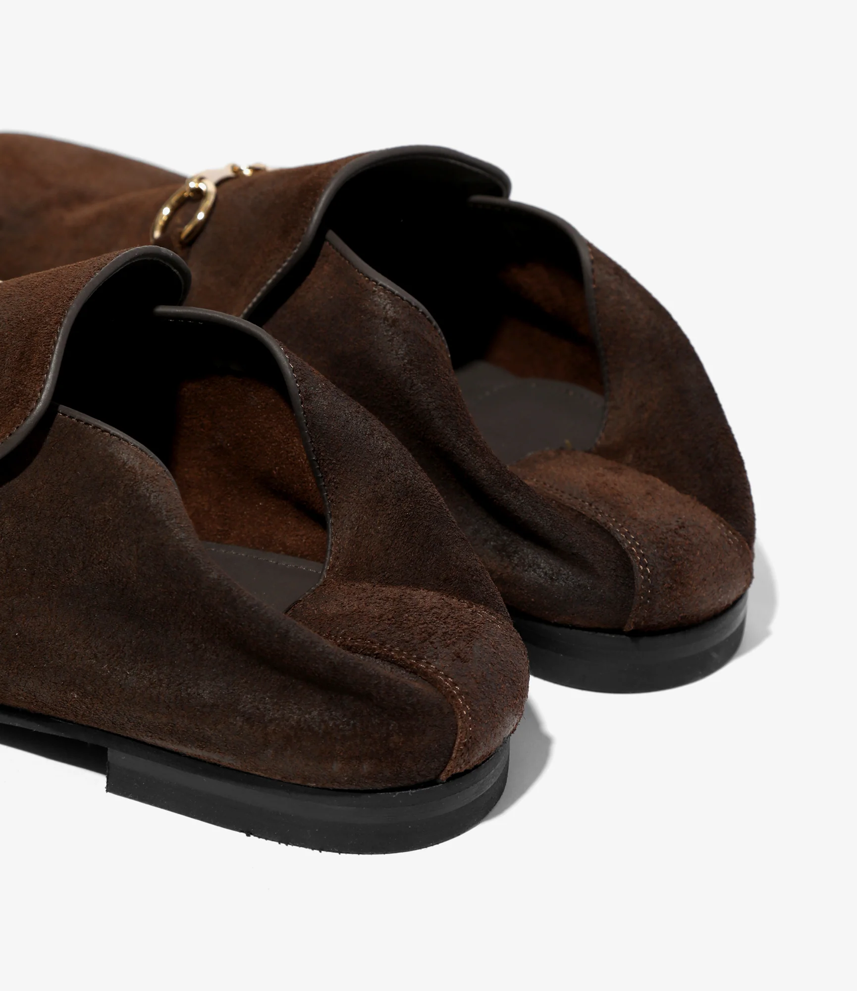Tassel Bit Slip-On Chukka Boot – Brown Rough Out - Image 7