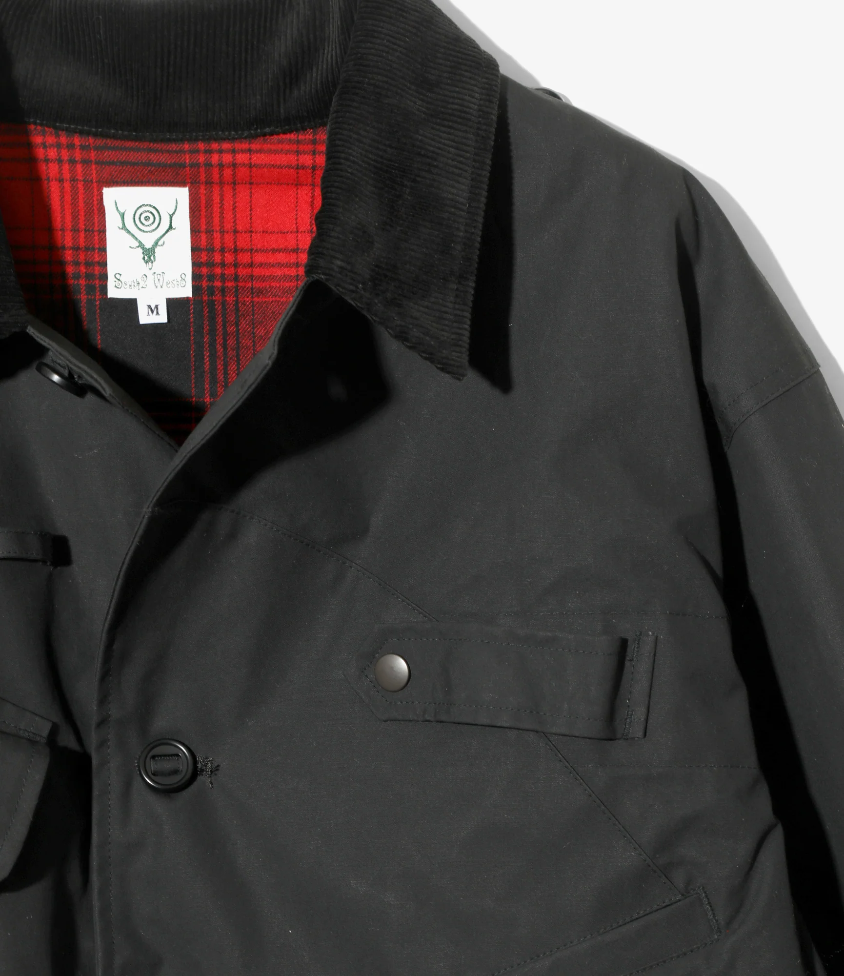Tenkara Shirt Jacket – Black Waxed Cotton - Image 2