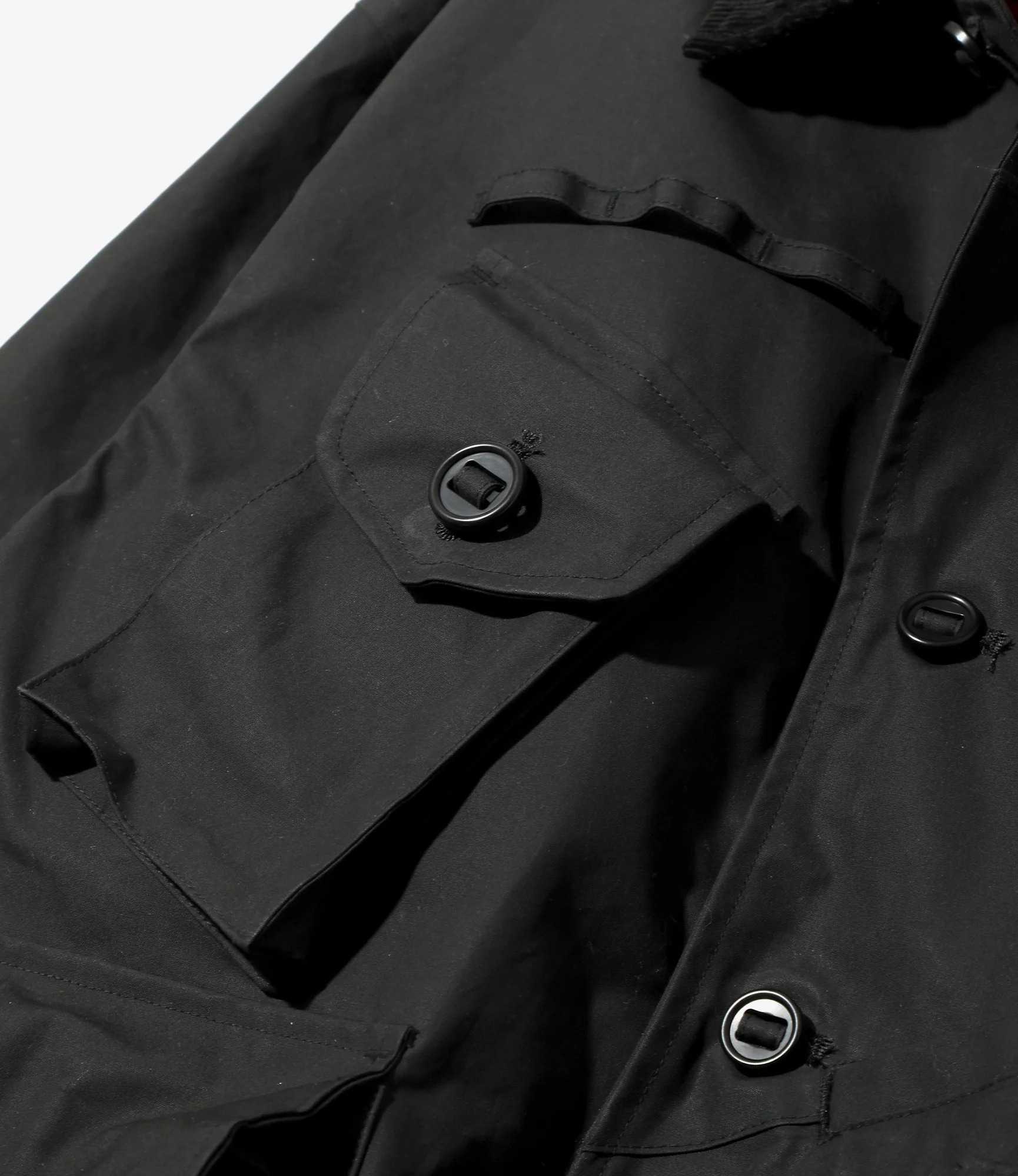 Tenkara Shirt Jacket – Black Waxed Cotton - Image 3