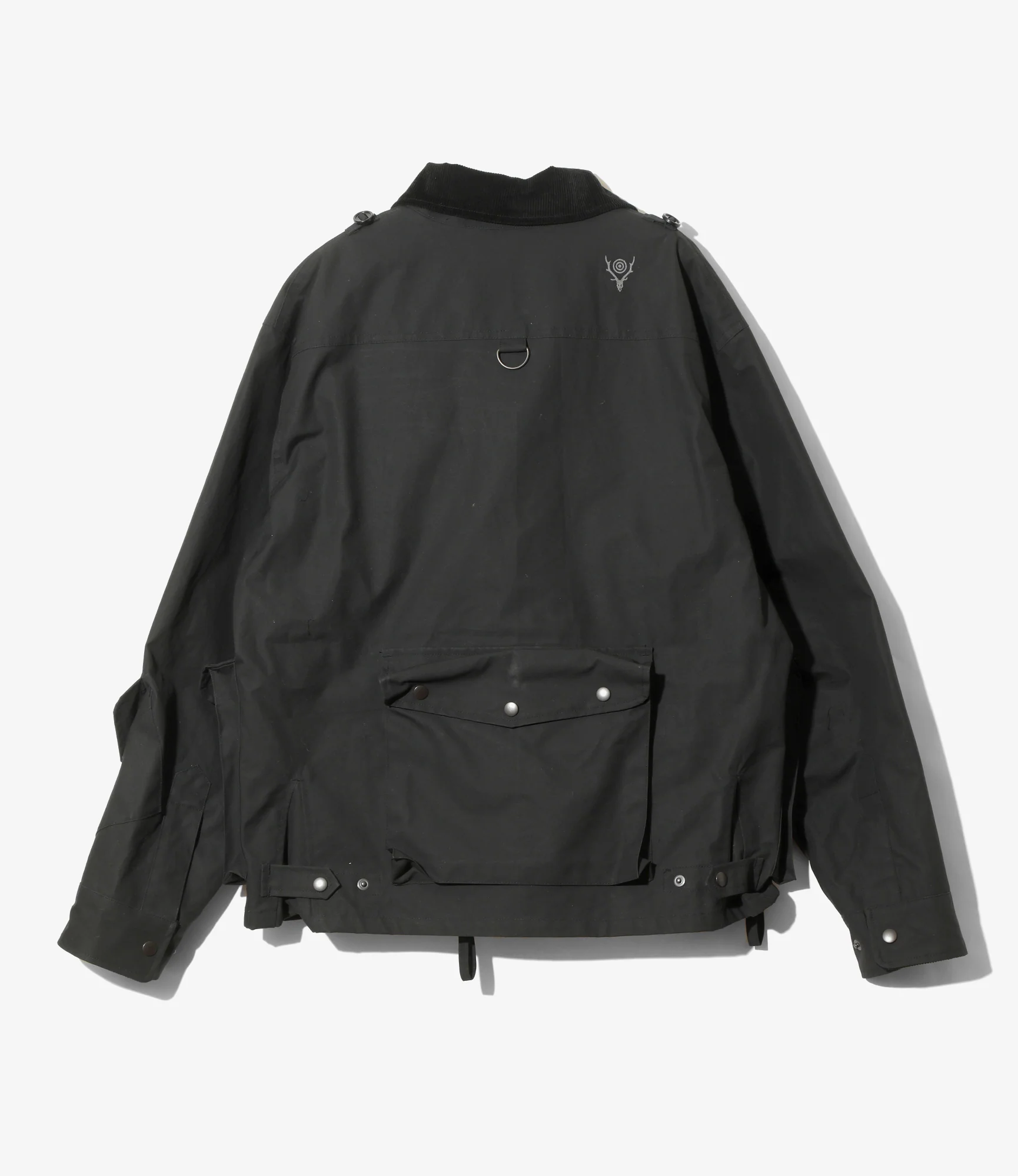 Tenkara Shirt Jacket – Black Waxed Cotton - Image 5