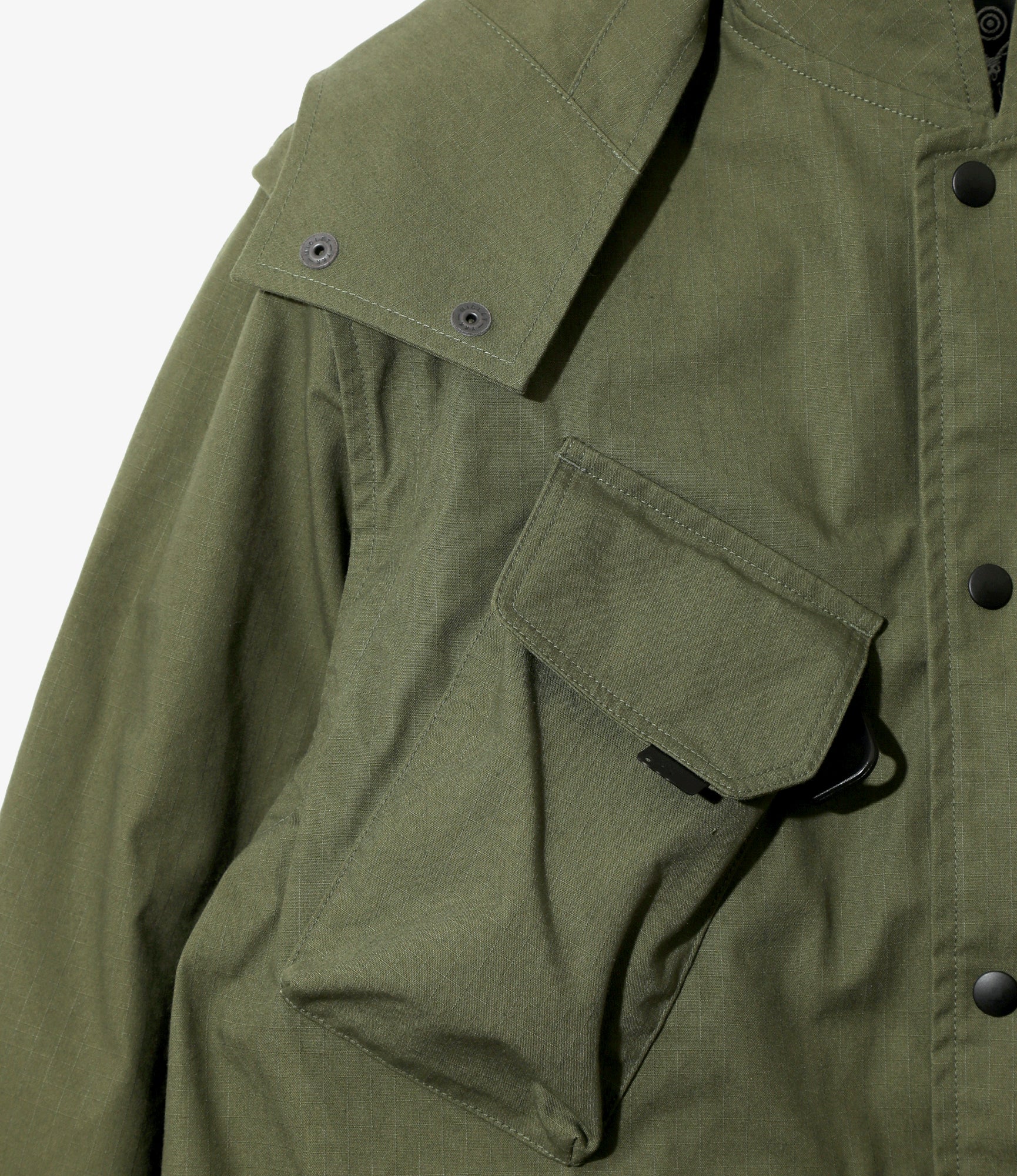 Tenkara Trout Parka – Olive Ripstop - Image 2