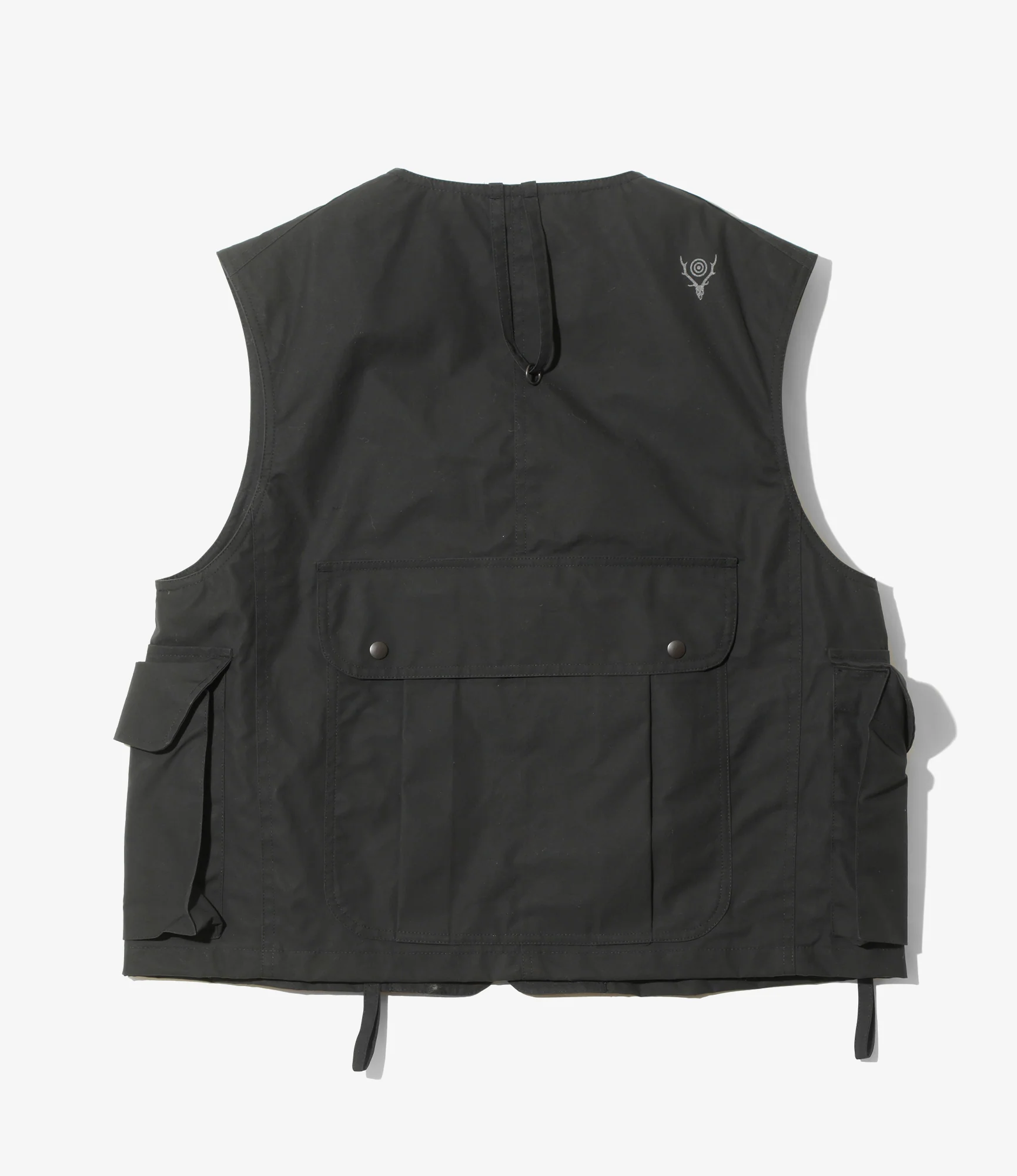 Tenkara Vest – Black Waxed Cotton - Image 5