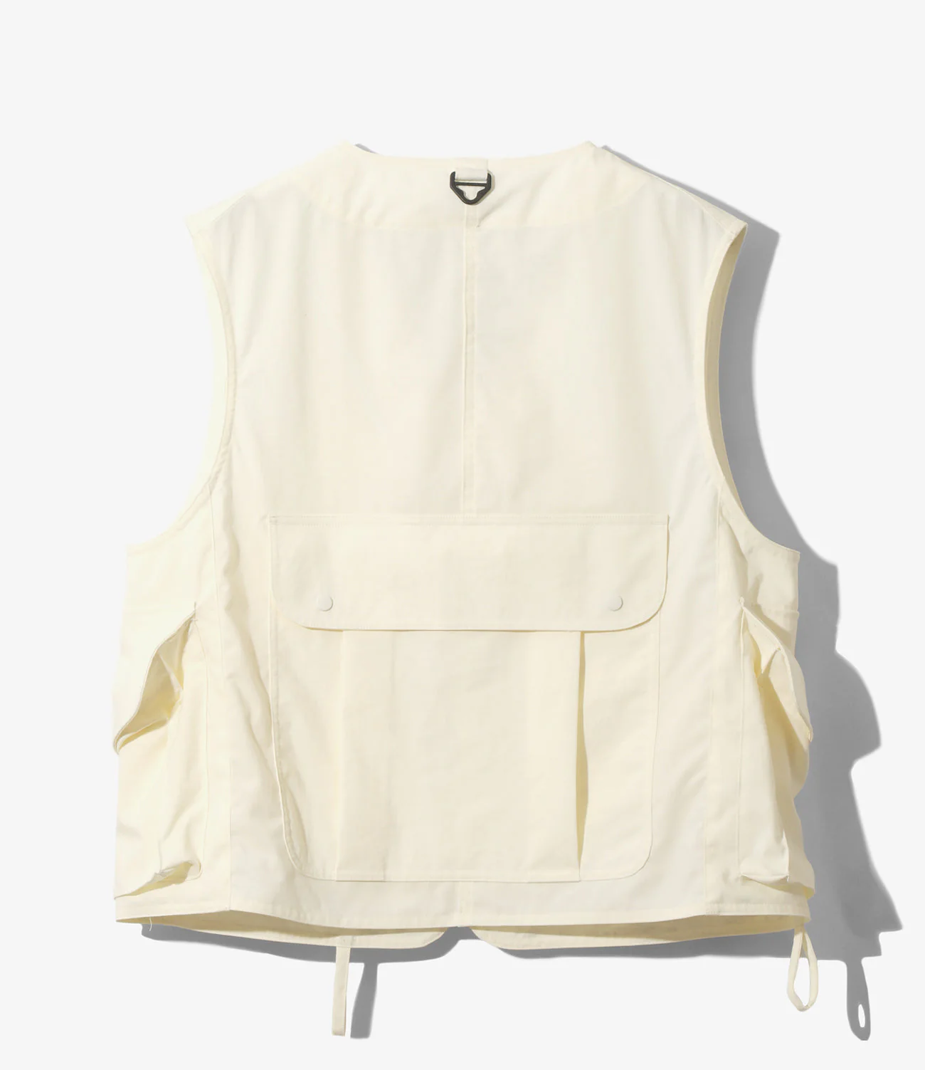 Tenkara Vest – Ivory Nylon Oxford Cloth - Image 4
