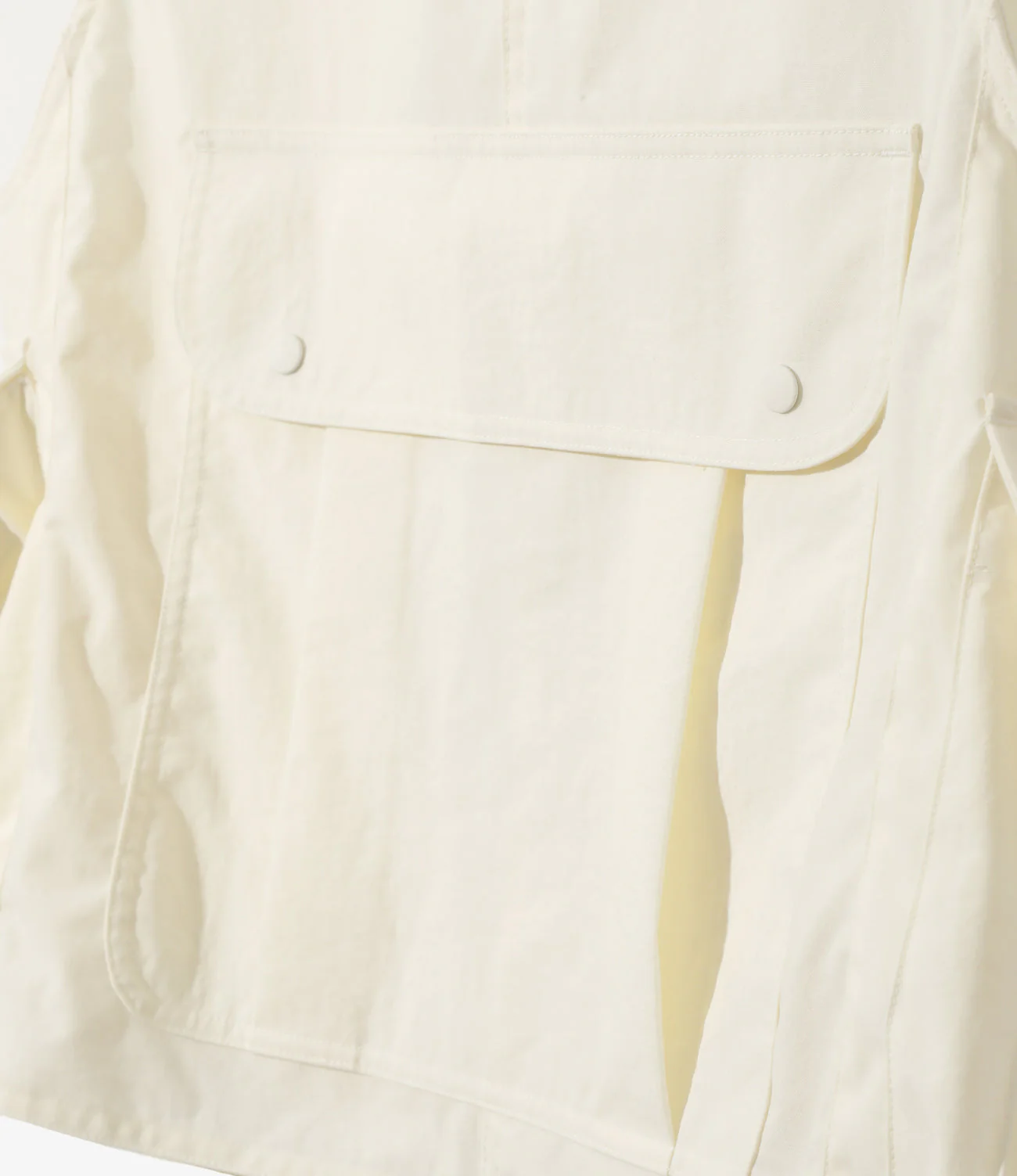 Tenkara Vest – Ivory Nylon Oxford Cloth - Image 6