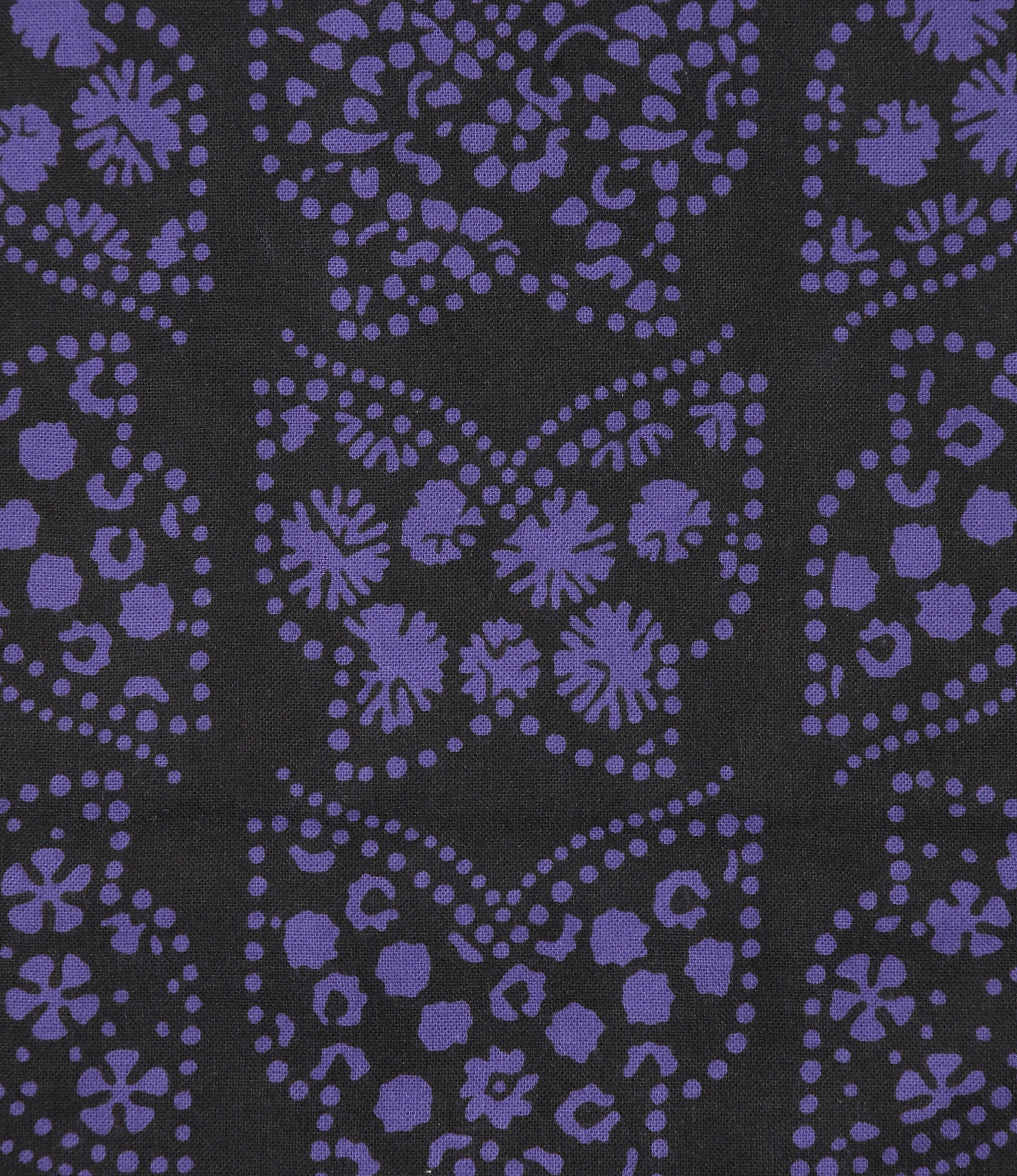 Tenugui Bandana – Black Papillon Print - Image 2