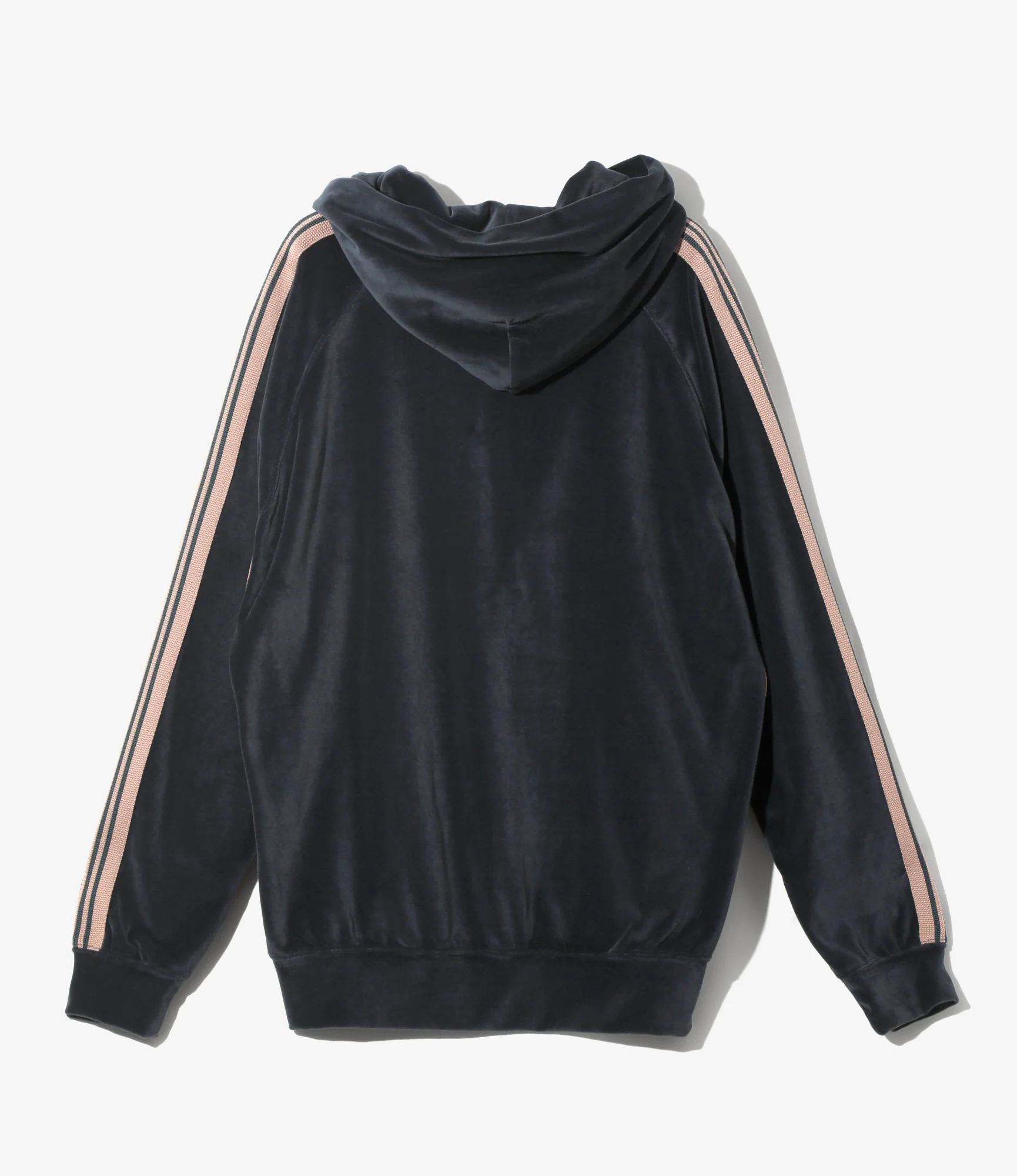 Track Hoodie – Steel Blue Velour - Image 5