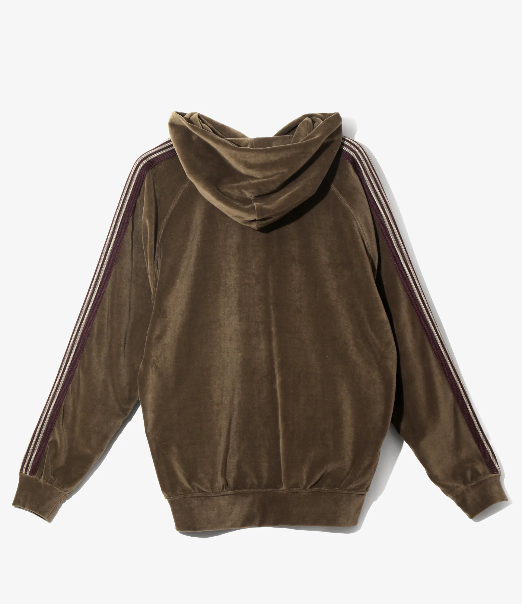 Track Hoodie – Taupe Velour - Image 5