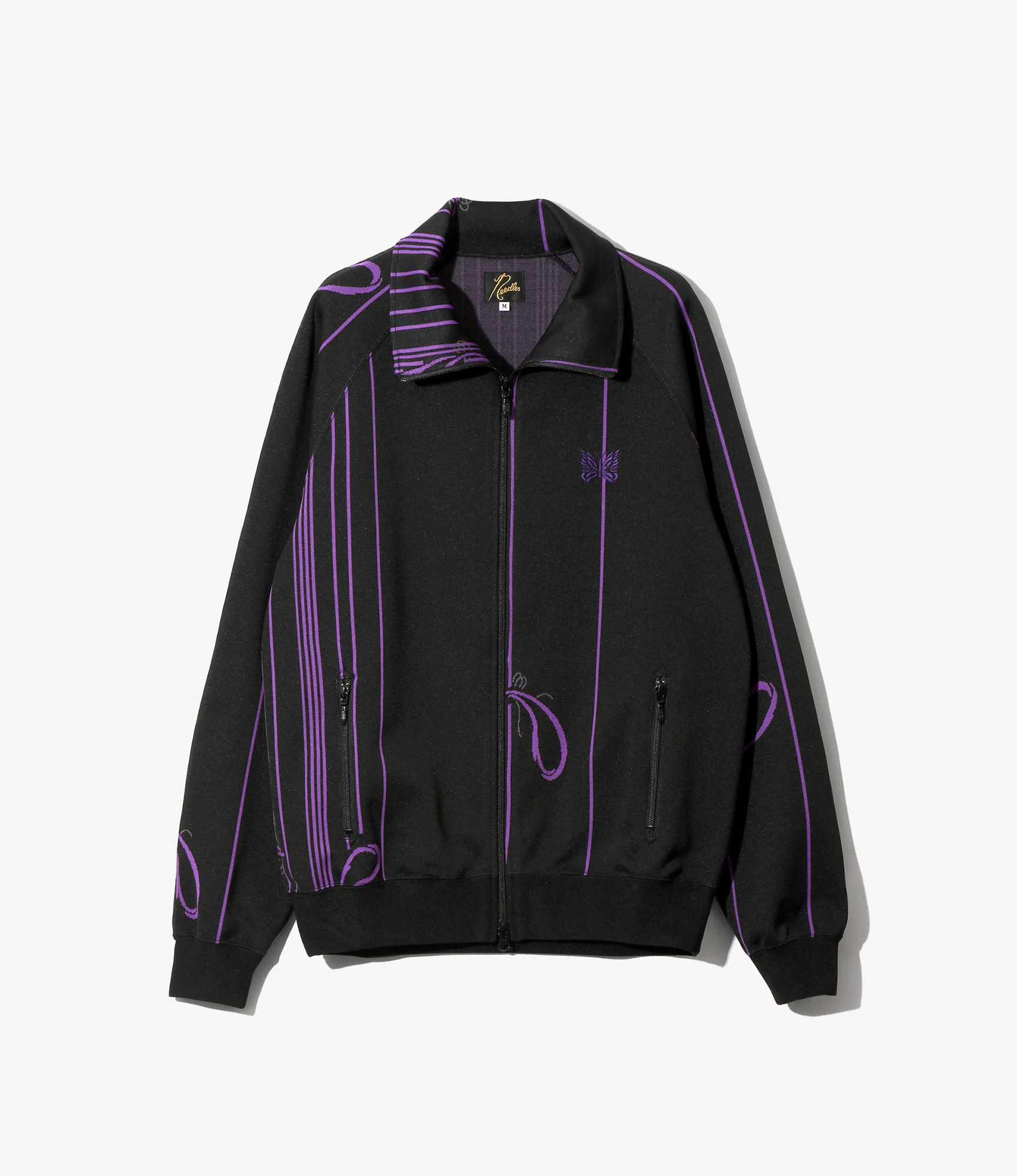 Track Jacket – Black Jacquard