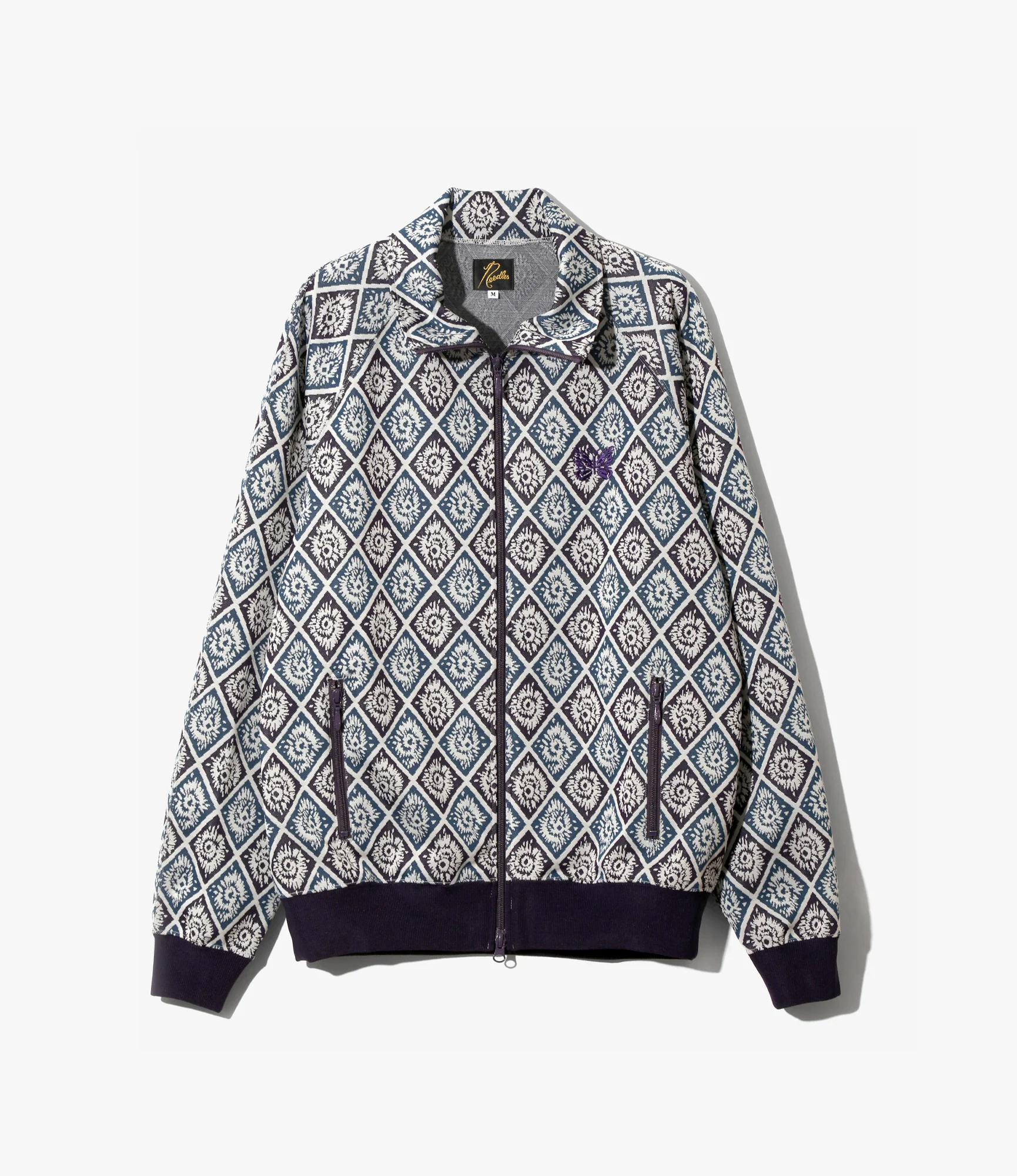 Track Jacket – Blue/Purple Jacquard