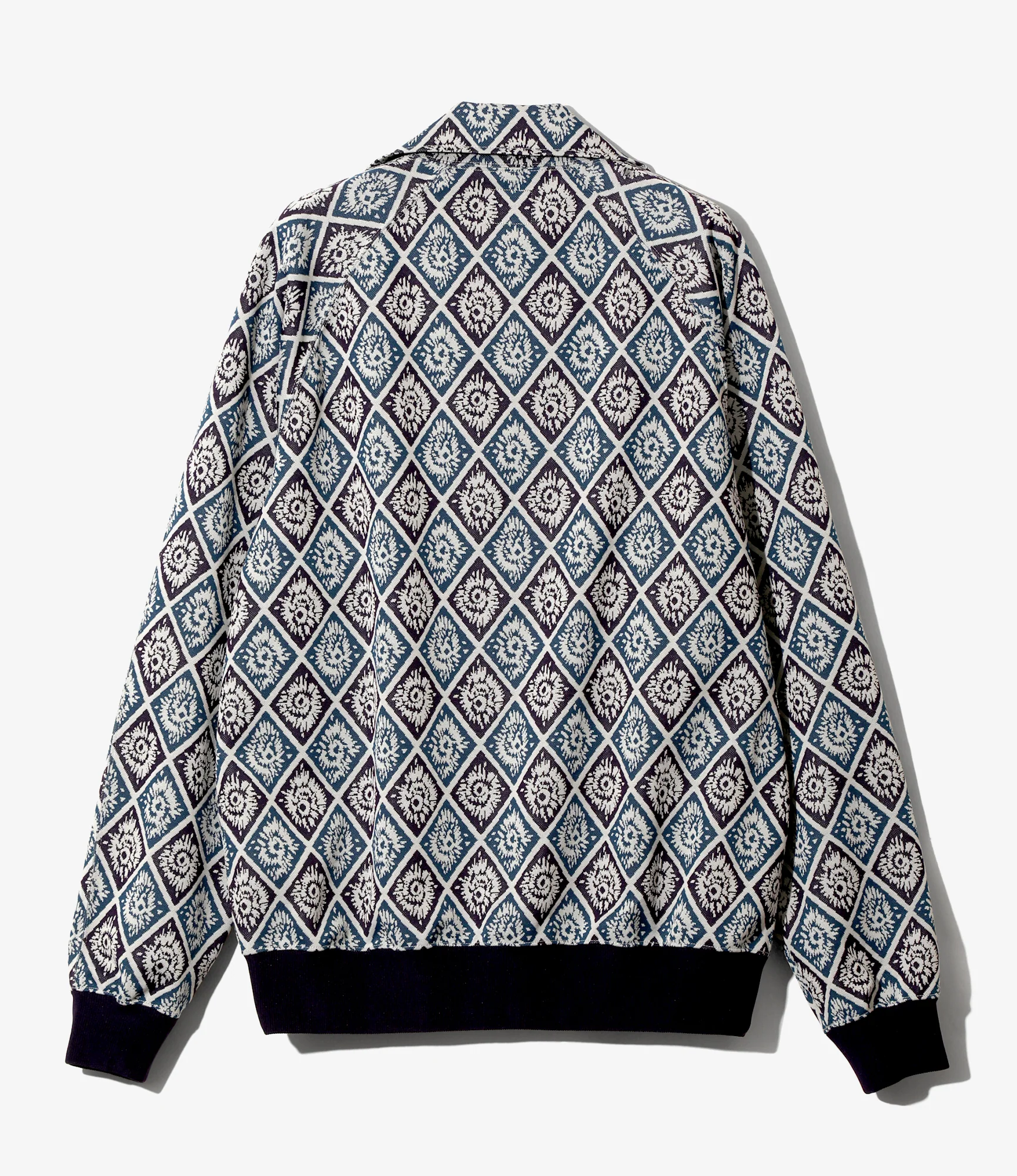 Track Jacket – Blue/Purple Jacquard - Image 6