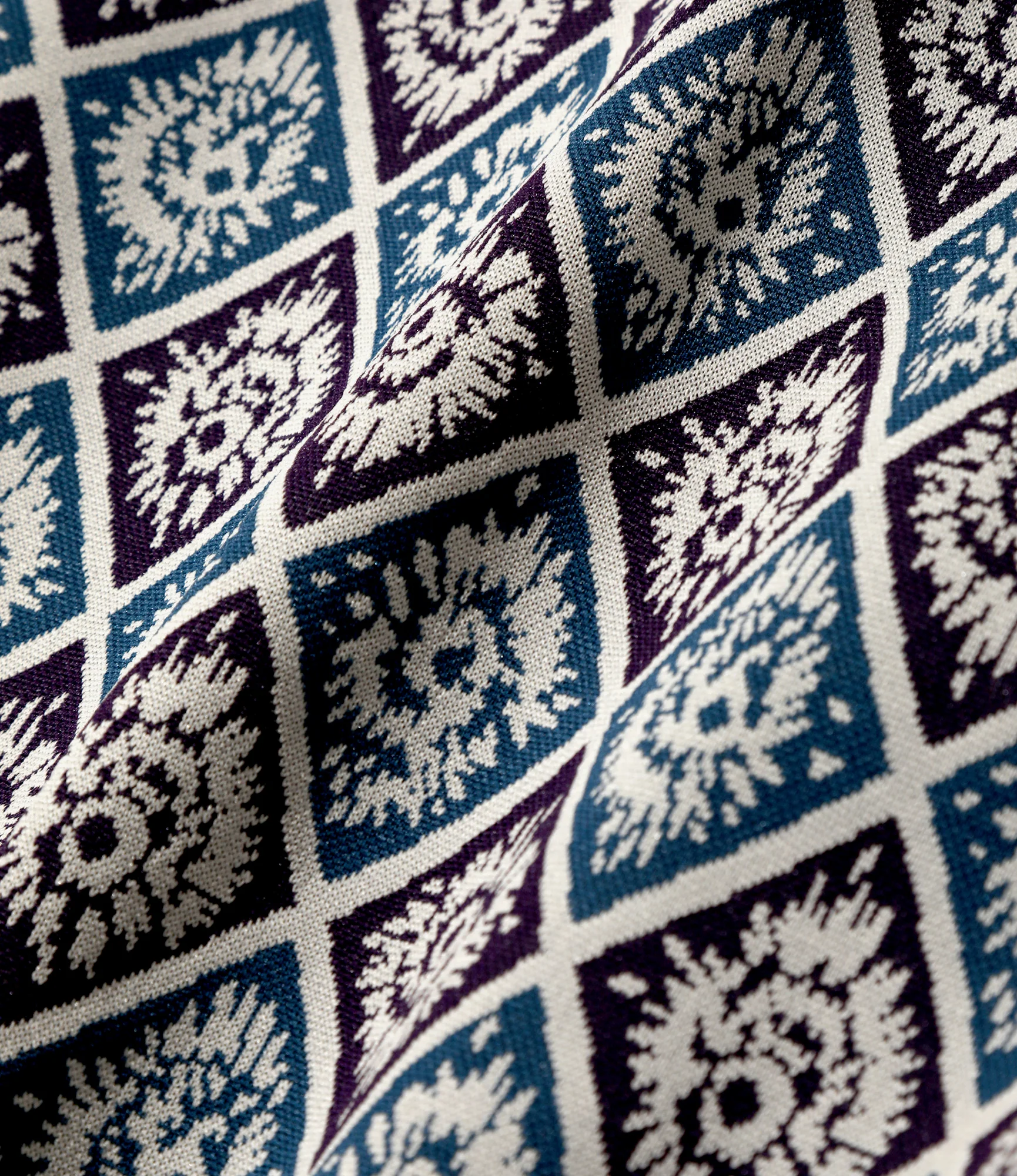 Track Jacket – Blue/Purple Jacquard - Image 7