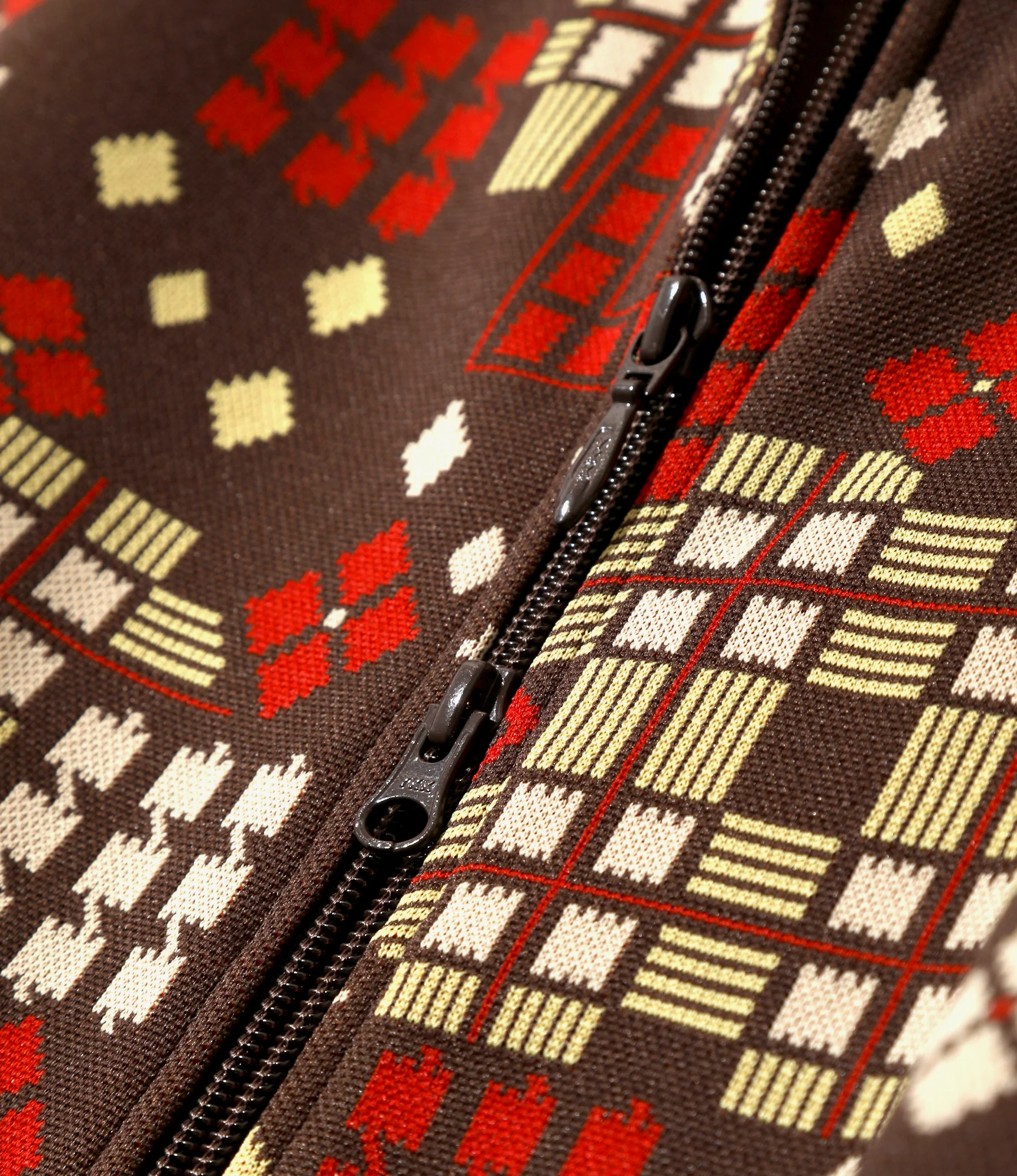 Track Jacket – Brown Jacquard - Image 5