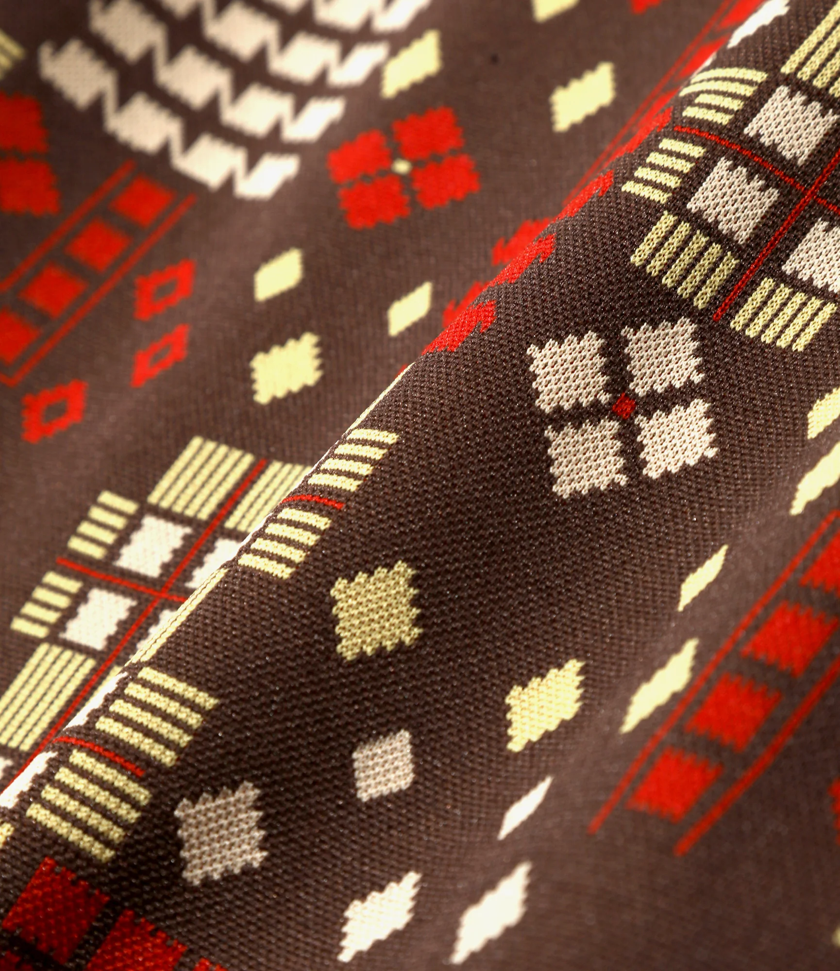 Track Jacket – Brown Jacquard - Image 7