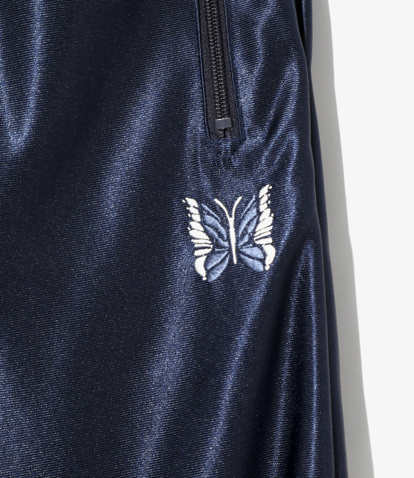 Track Pant – Navy Tricot Sateen - Image 2
