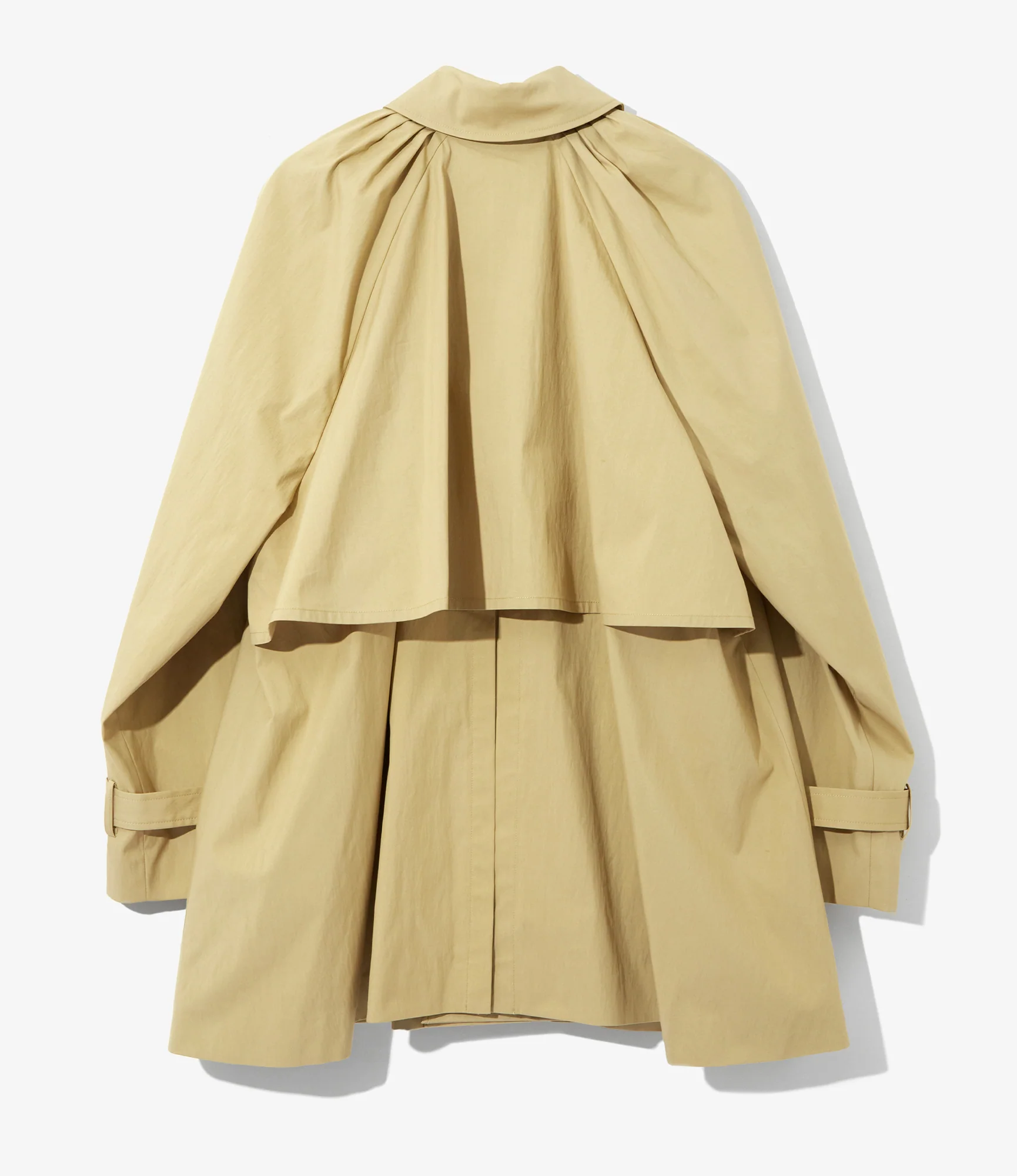 Trench Coat – Khaki Oxford Cloth - Image 4