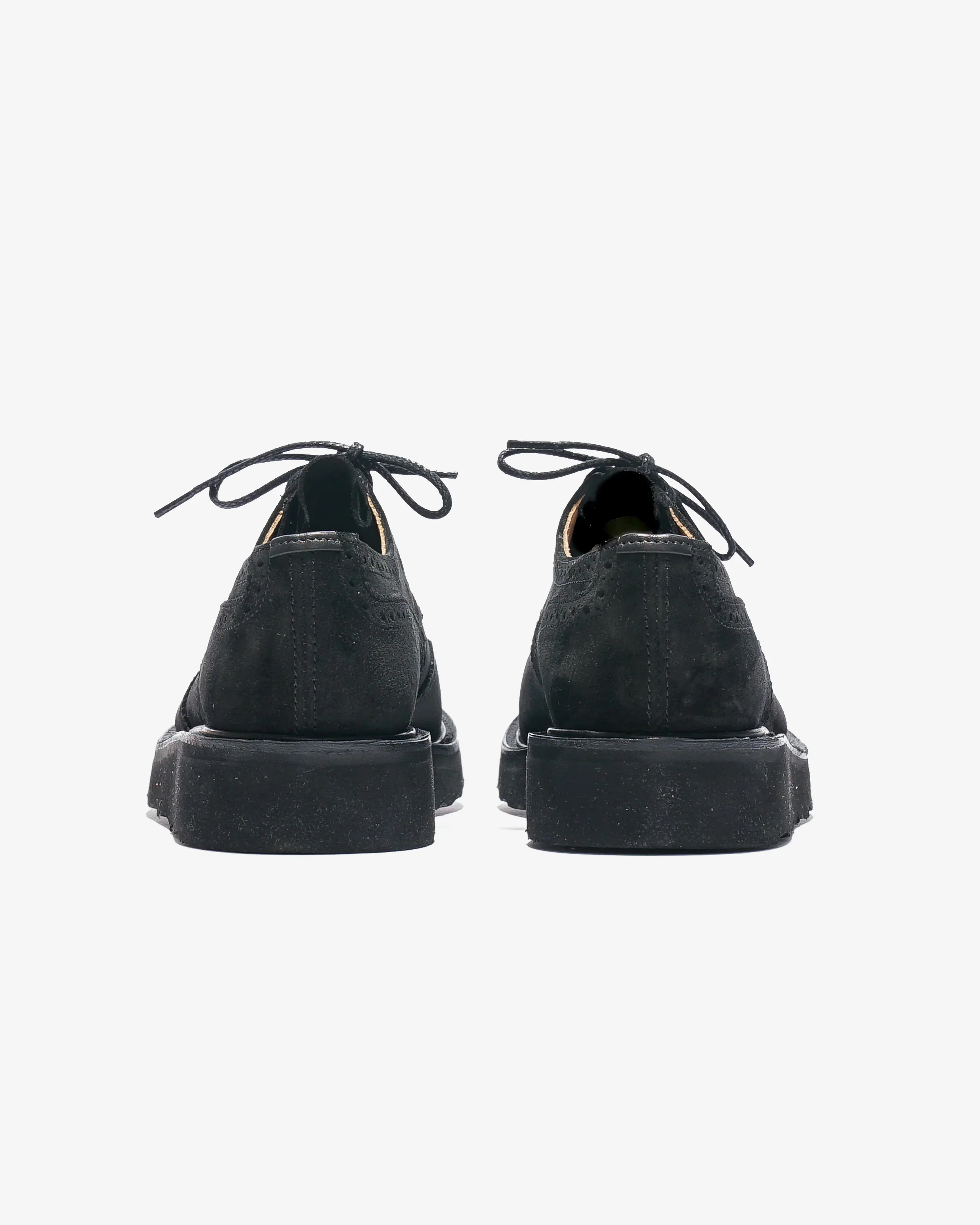 Asymmetric Gibson Brogue – Black Suede - Image 6
