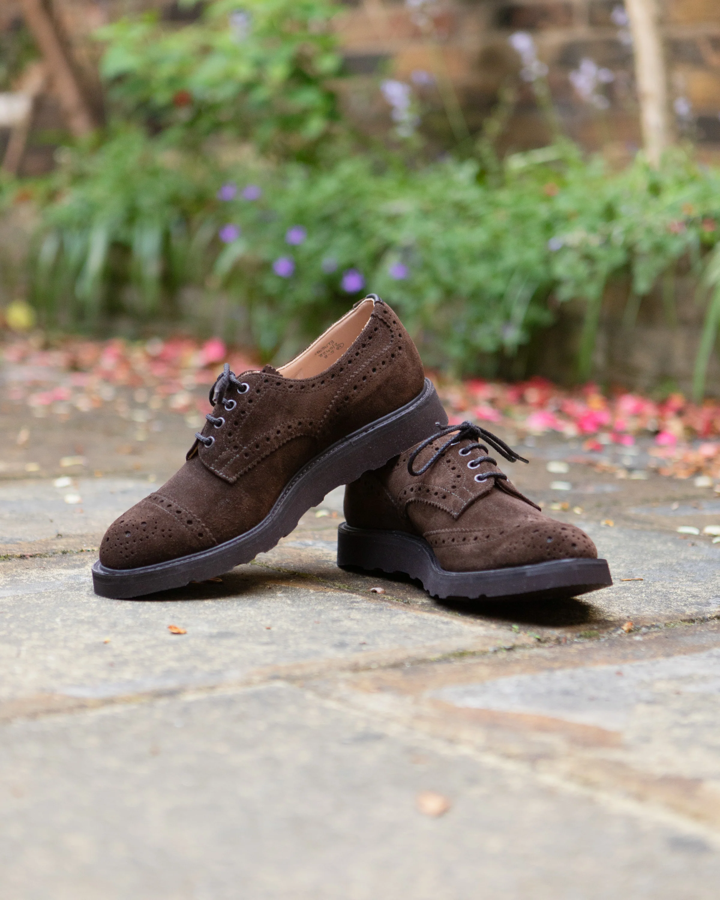Asymmetric Gibson Brogue – Brown Suede - Image 6