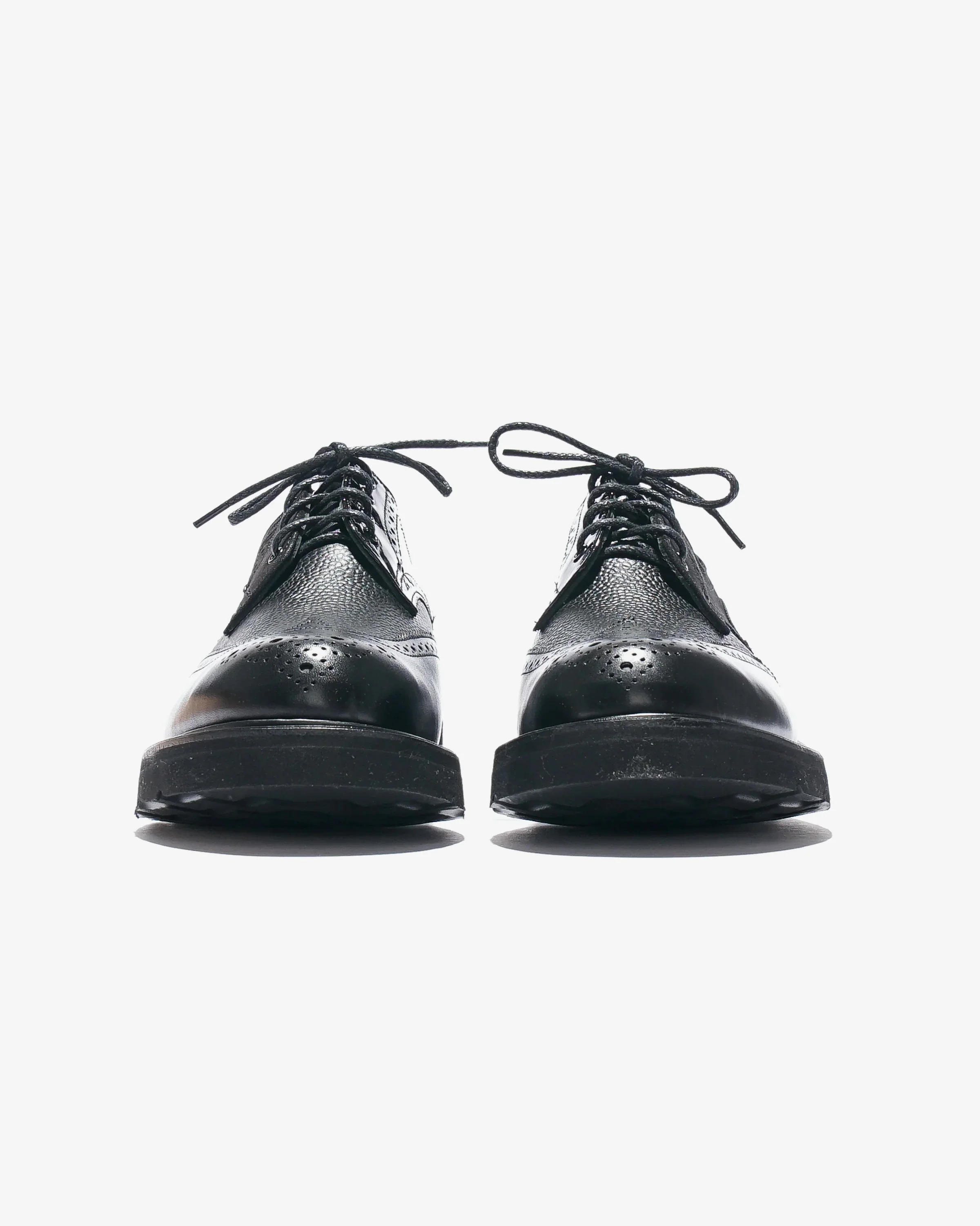 Multi-Tone Derby – Black Leather - Image 5
