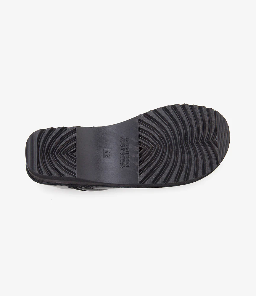 Closed Back 'Van Gogh' Clog – Black Leather - Image 6