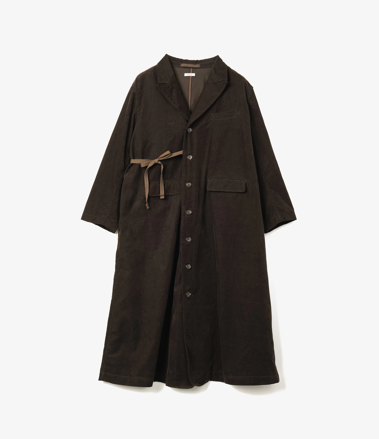 Tux Dress – Dark Brown Baby Corduroy