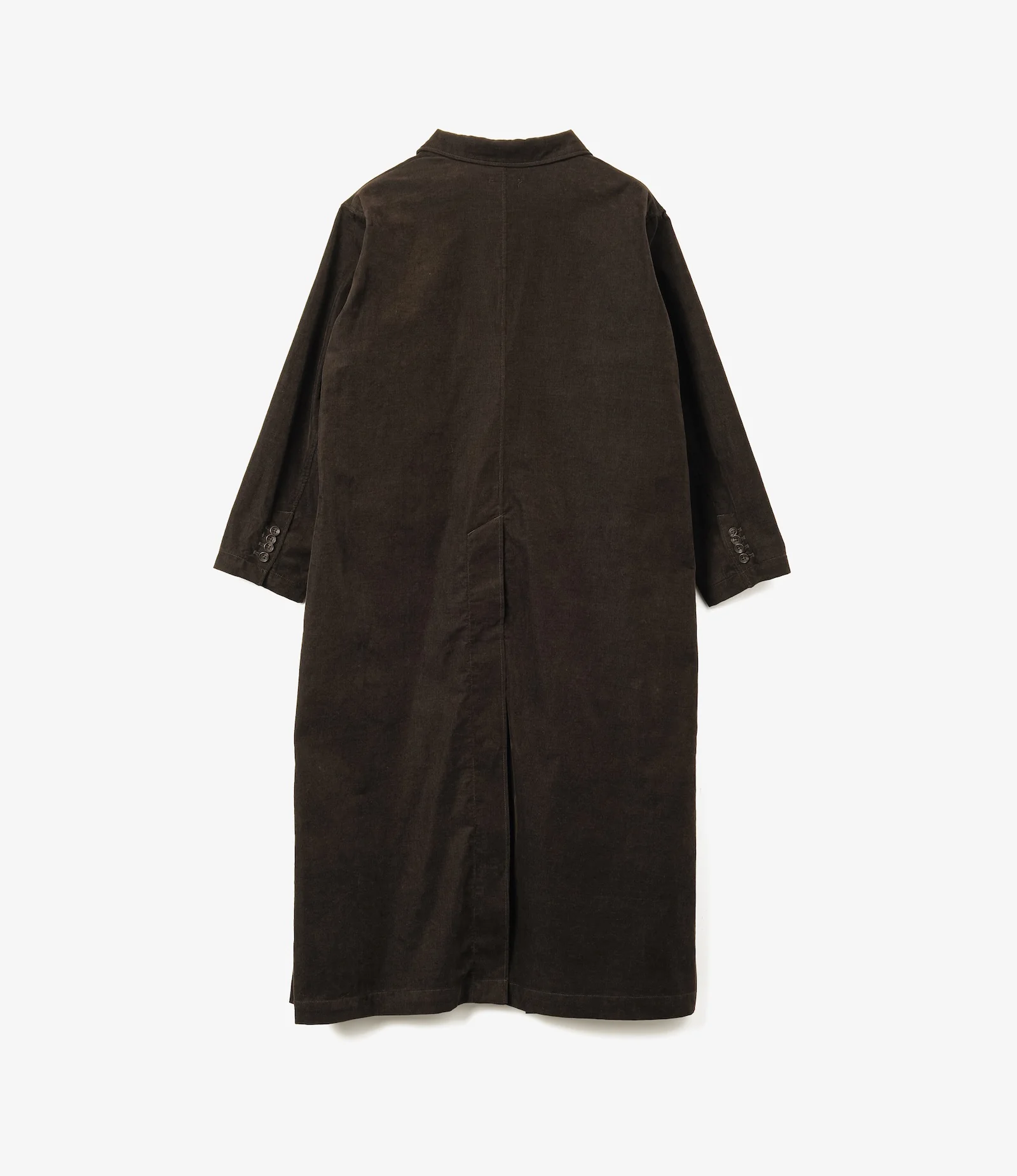Tux Dress – Dark Brown Baby Corduroy - Image 3