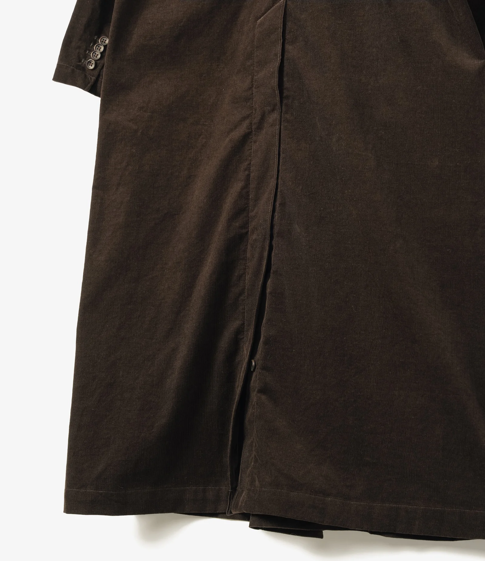 Tux Dress – Dark Brown Baby Corduroy - Image 4