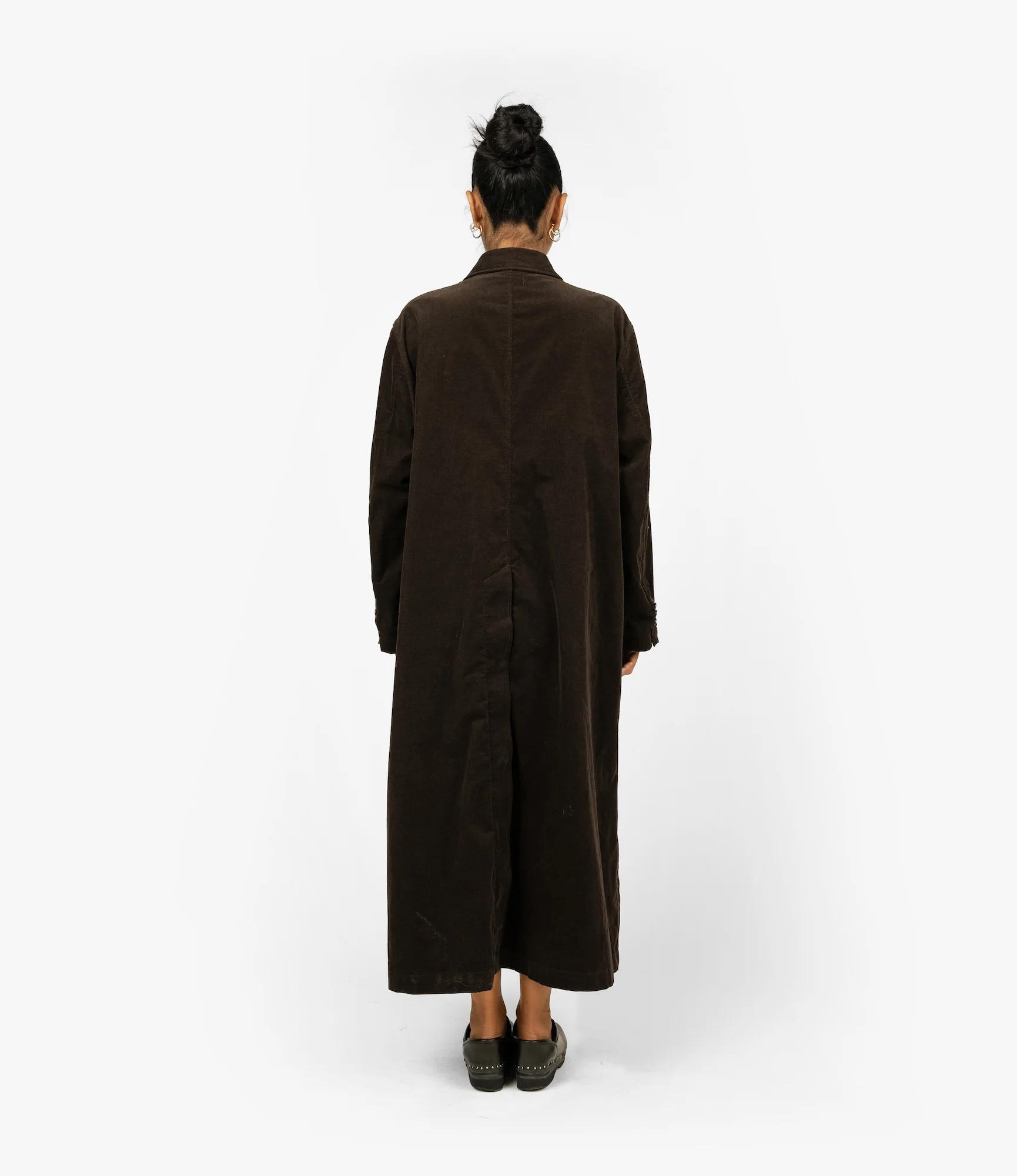 Tux Dress – Dark Brown Baby Corduroy - Image 6
