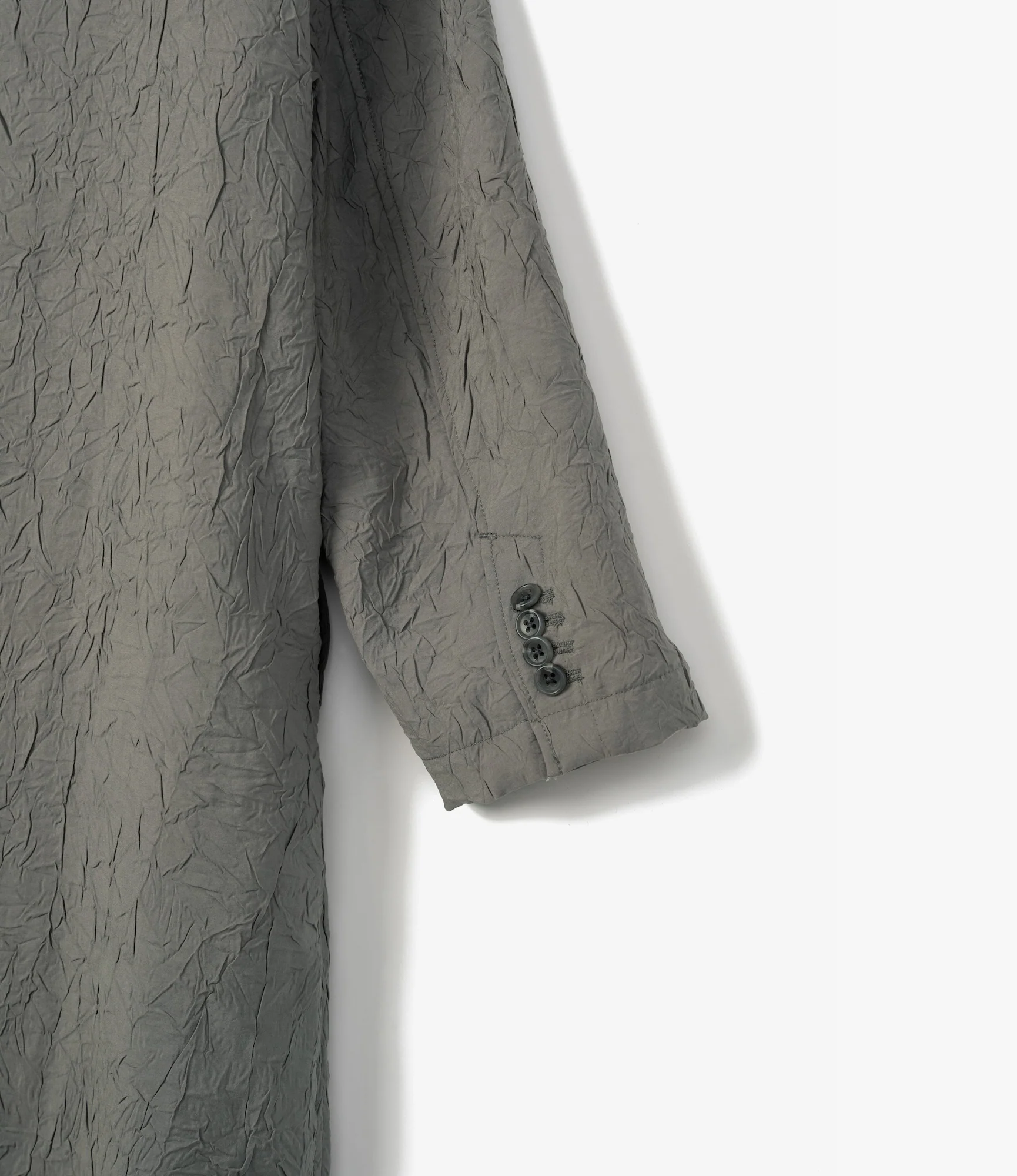 Tux Dress – Grey Crushed Modal - Image 5