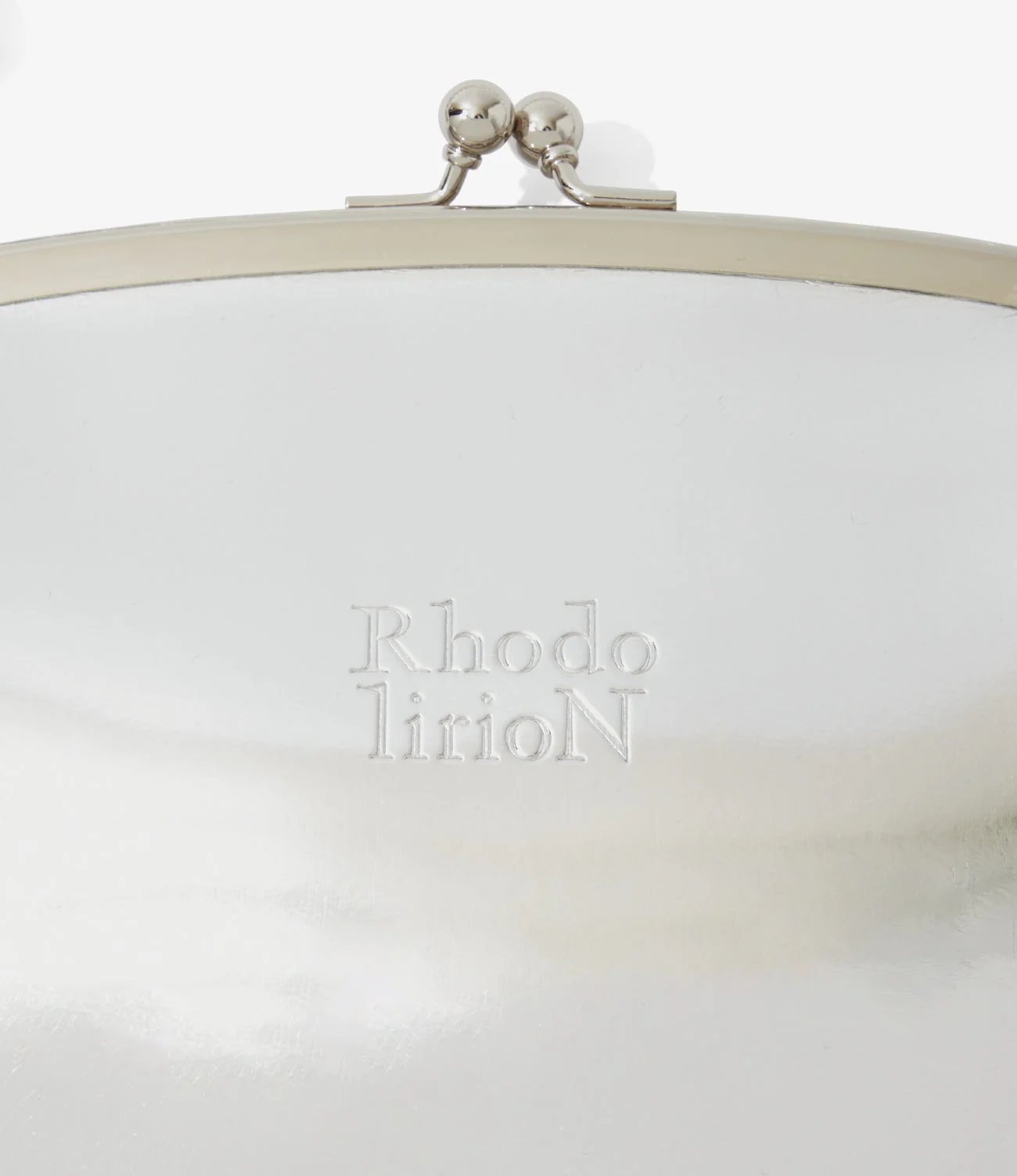 Two-Way Gamaguchi Bag – Silver - Image 3