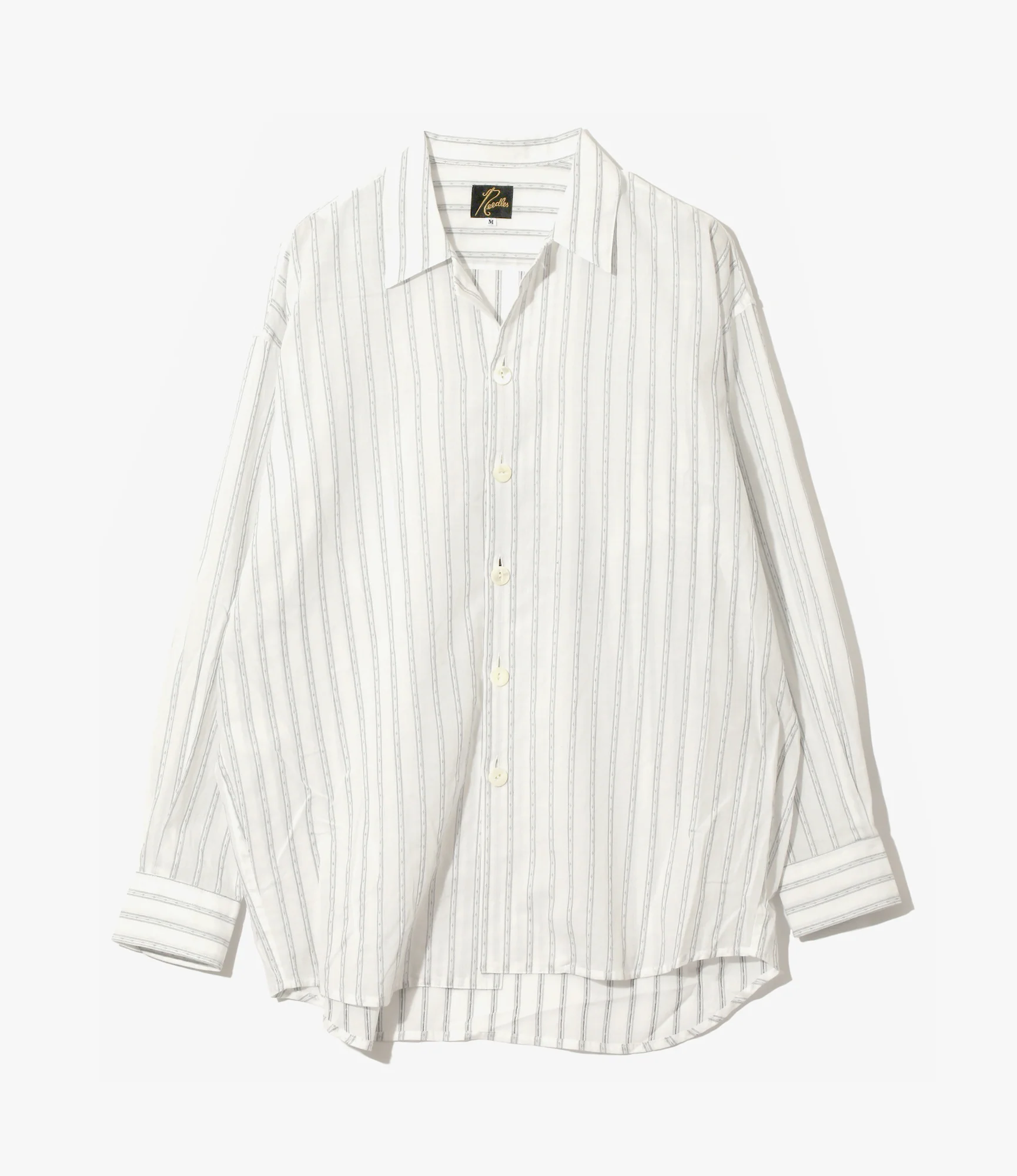 Uncon Shirt – White/Black Striped Dobby