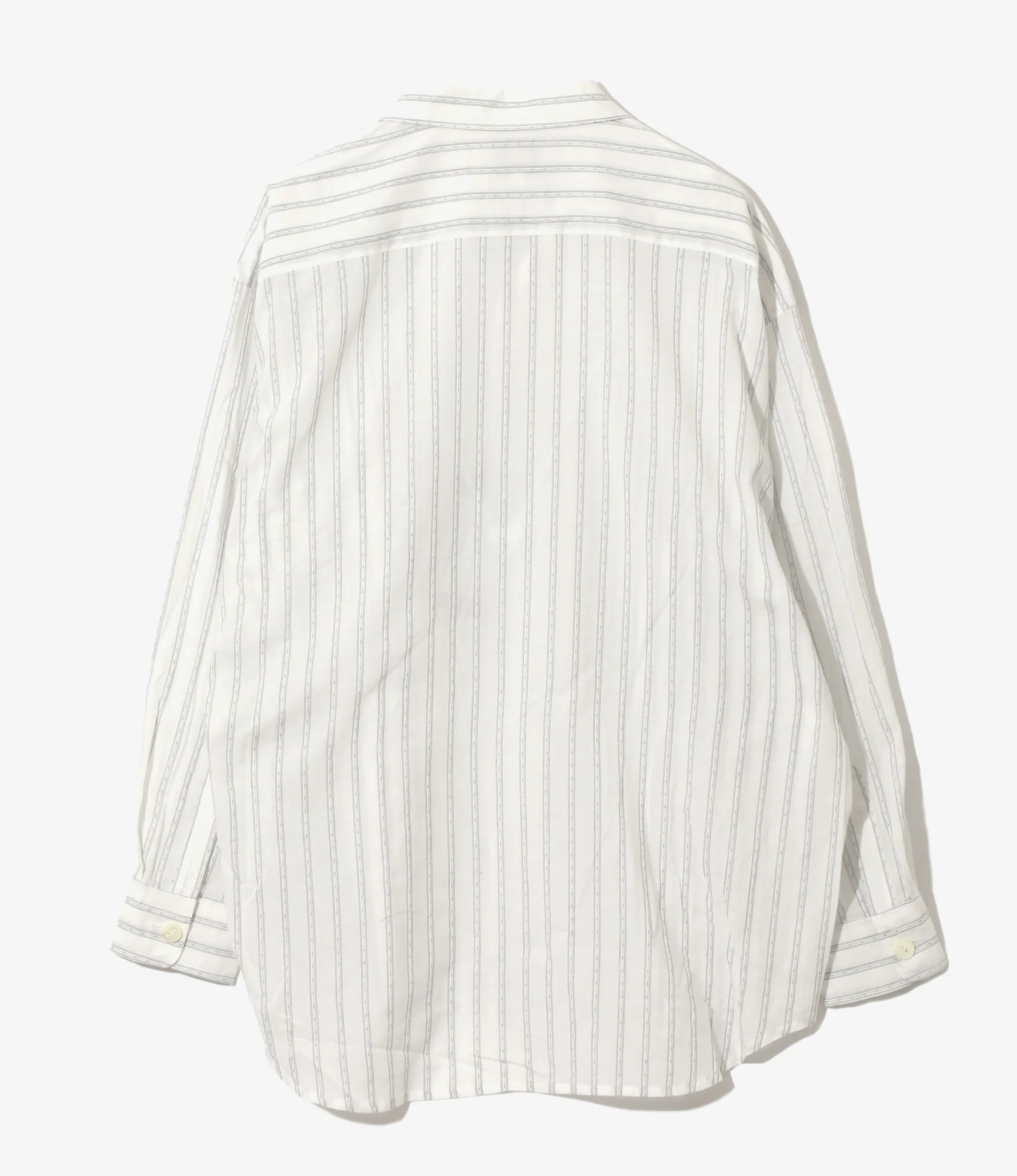 Uncon Shirt – White/Black Striped Dobby - Image 3
