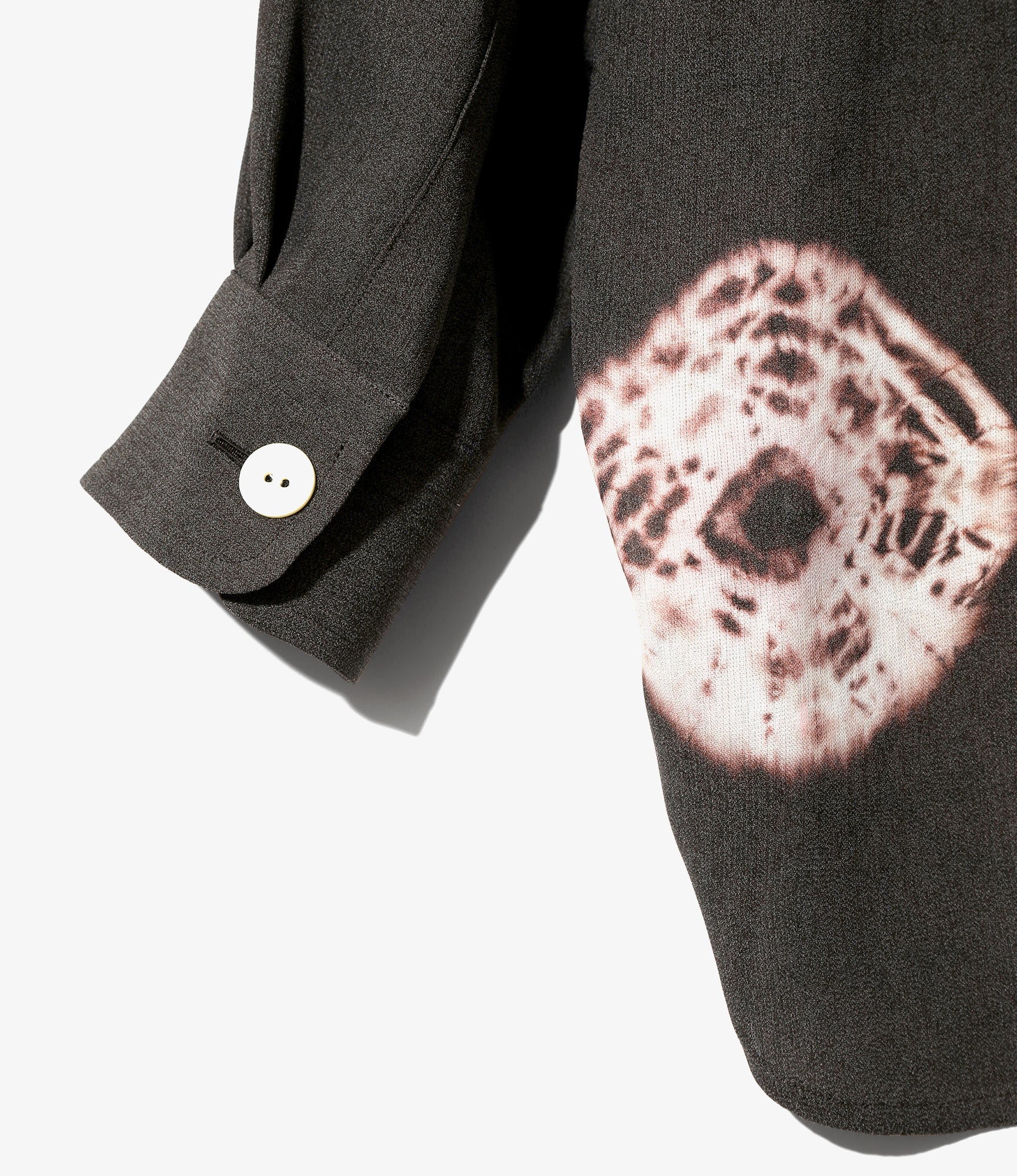 Uncon Shirt – Brown Tie-Dye Crepe - Image 3
