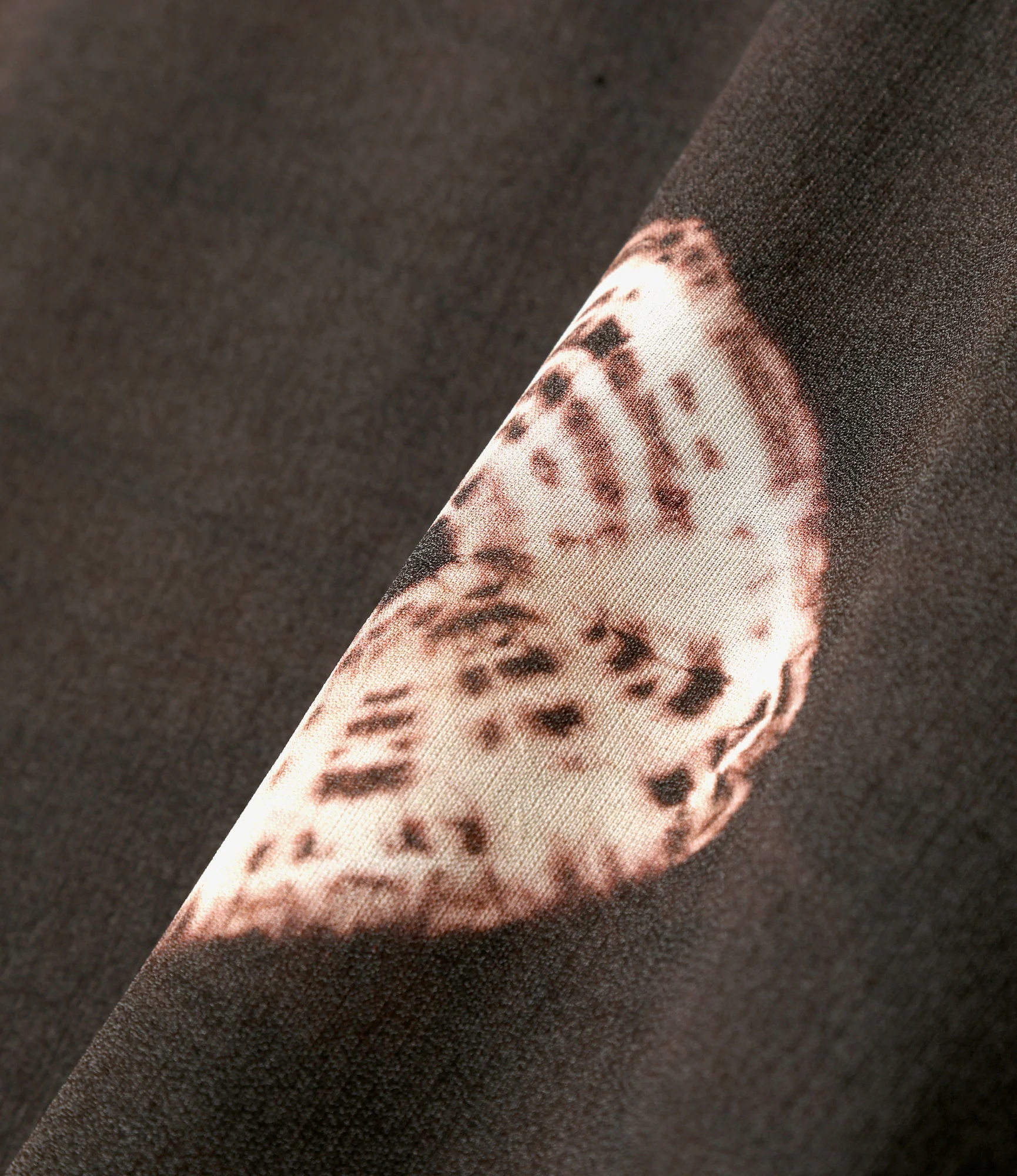 Uncon Shirt – Brown Tie-Dye Crepe - Image 4