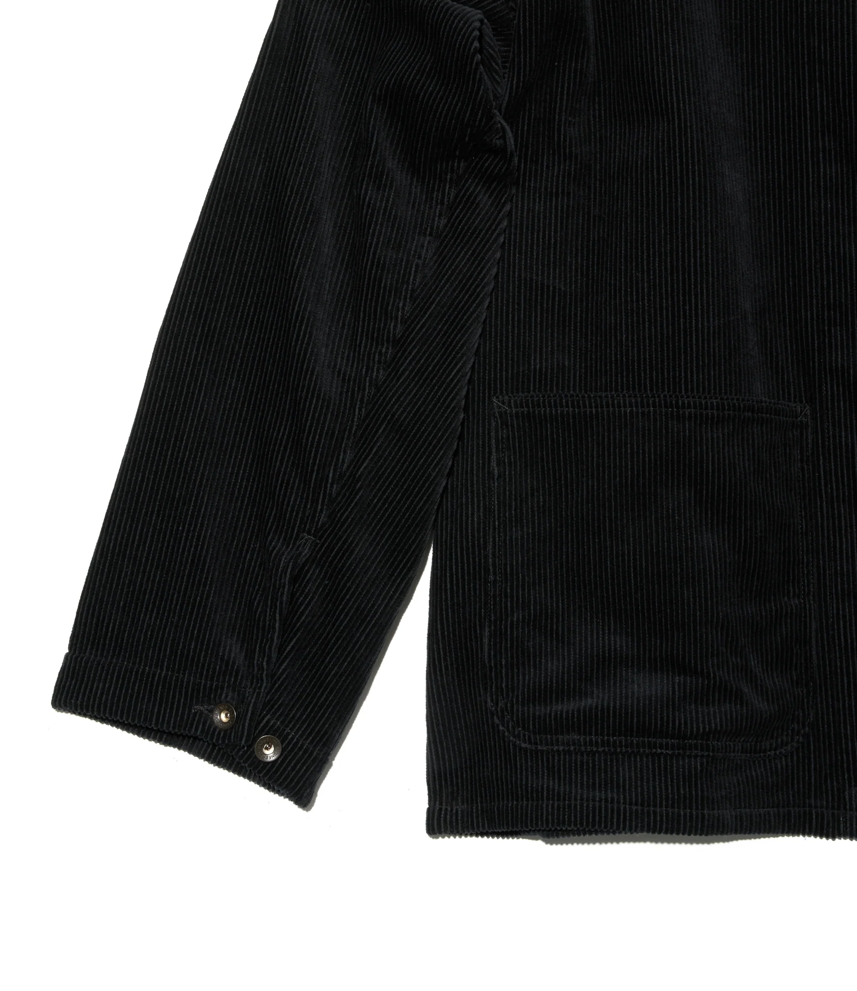 Utility Jacket – Black 8W Corduroy - Image 3
