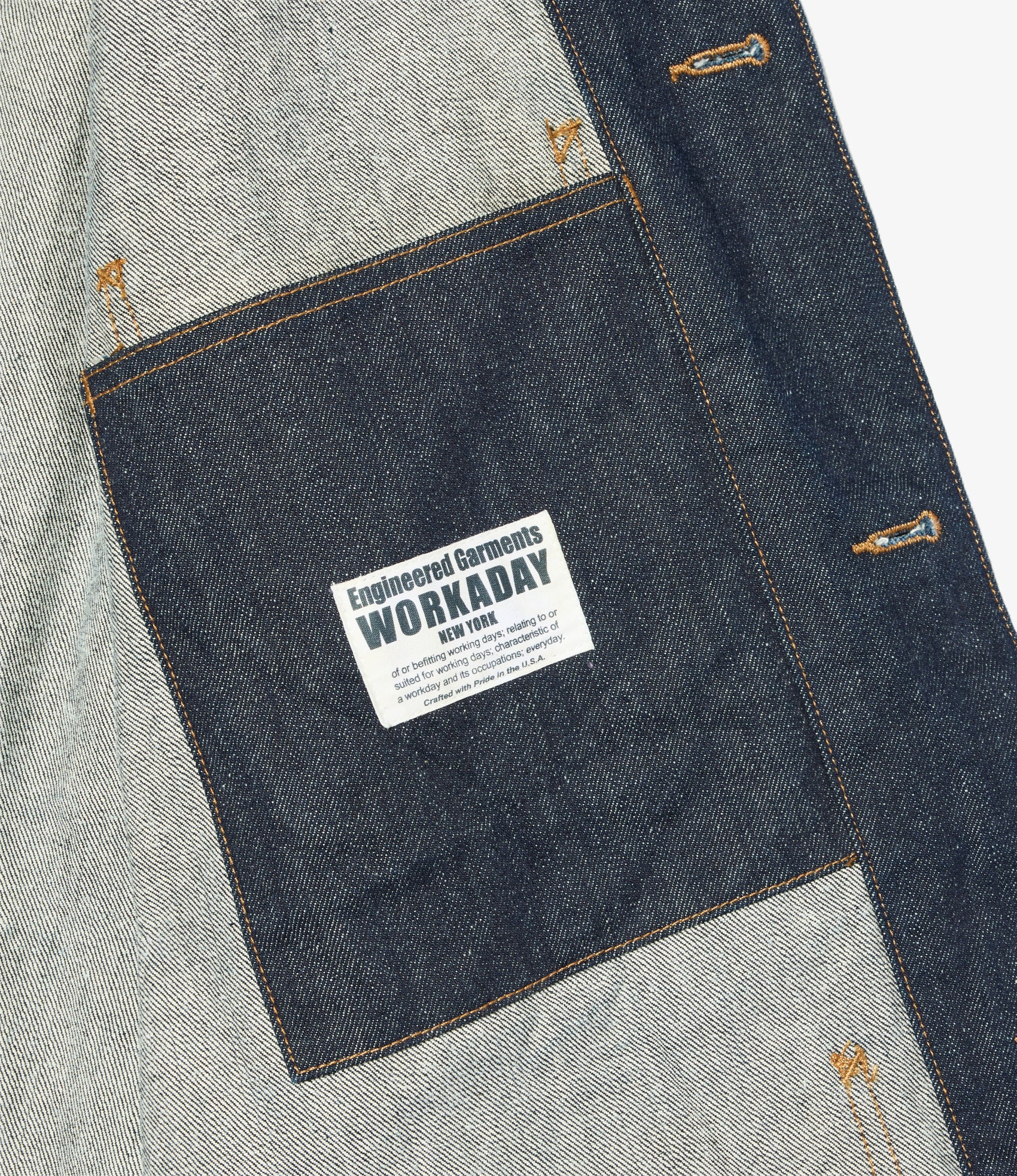 Utility Jacket – Indigo 12oz Cone Denim - Image 5
