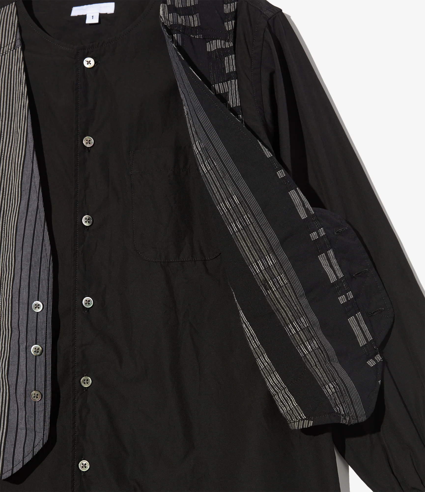 VARI Shirt – Black Broadcloth - Image 3