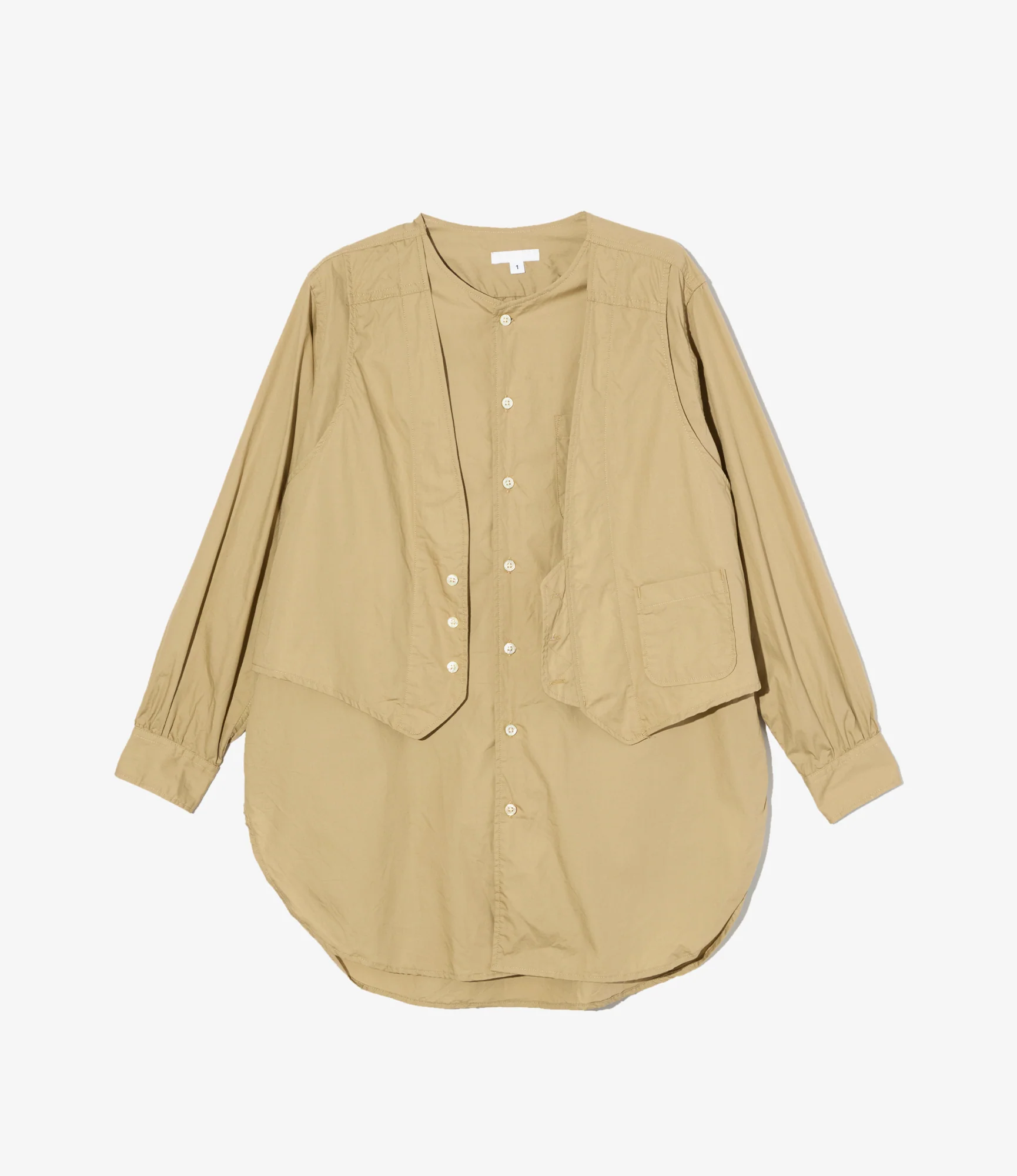 VARI Shirt – Tan Superfine Poplin