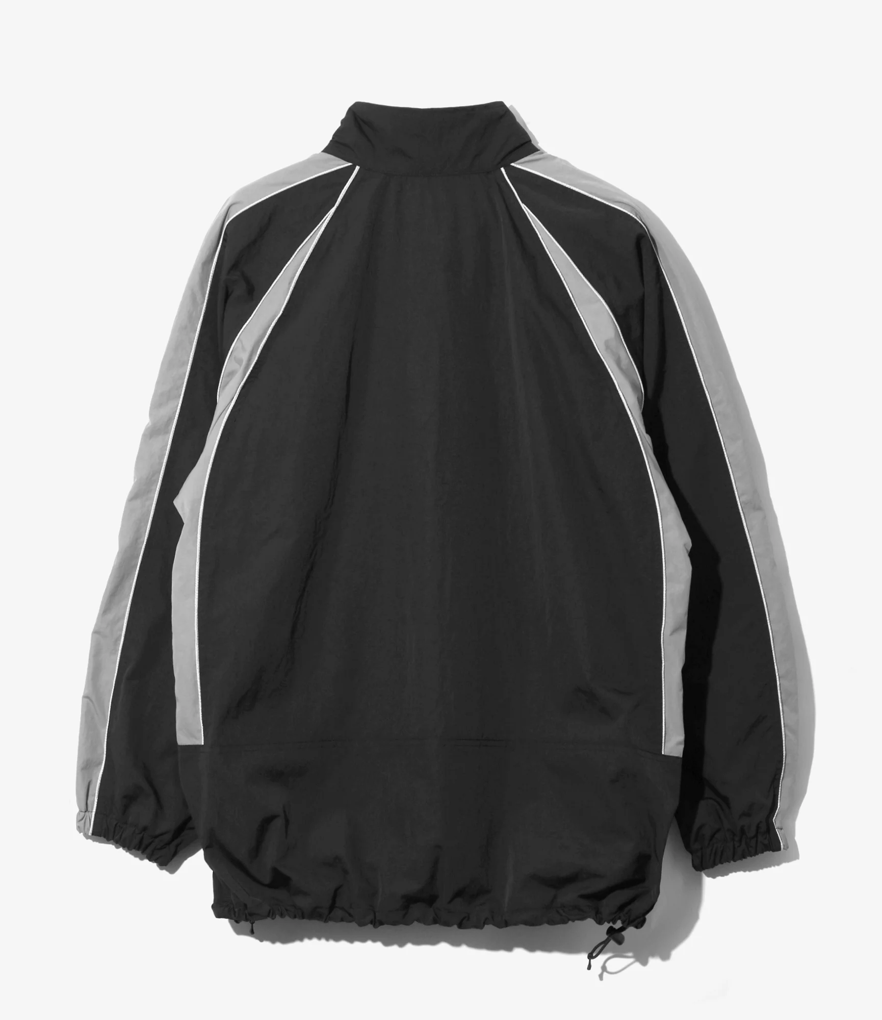 Warm Up Jacket – Black Nylon Tussah - Image 5