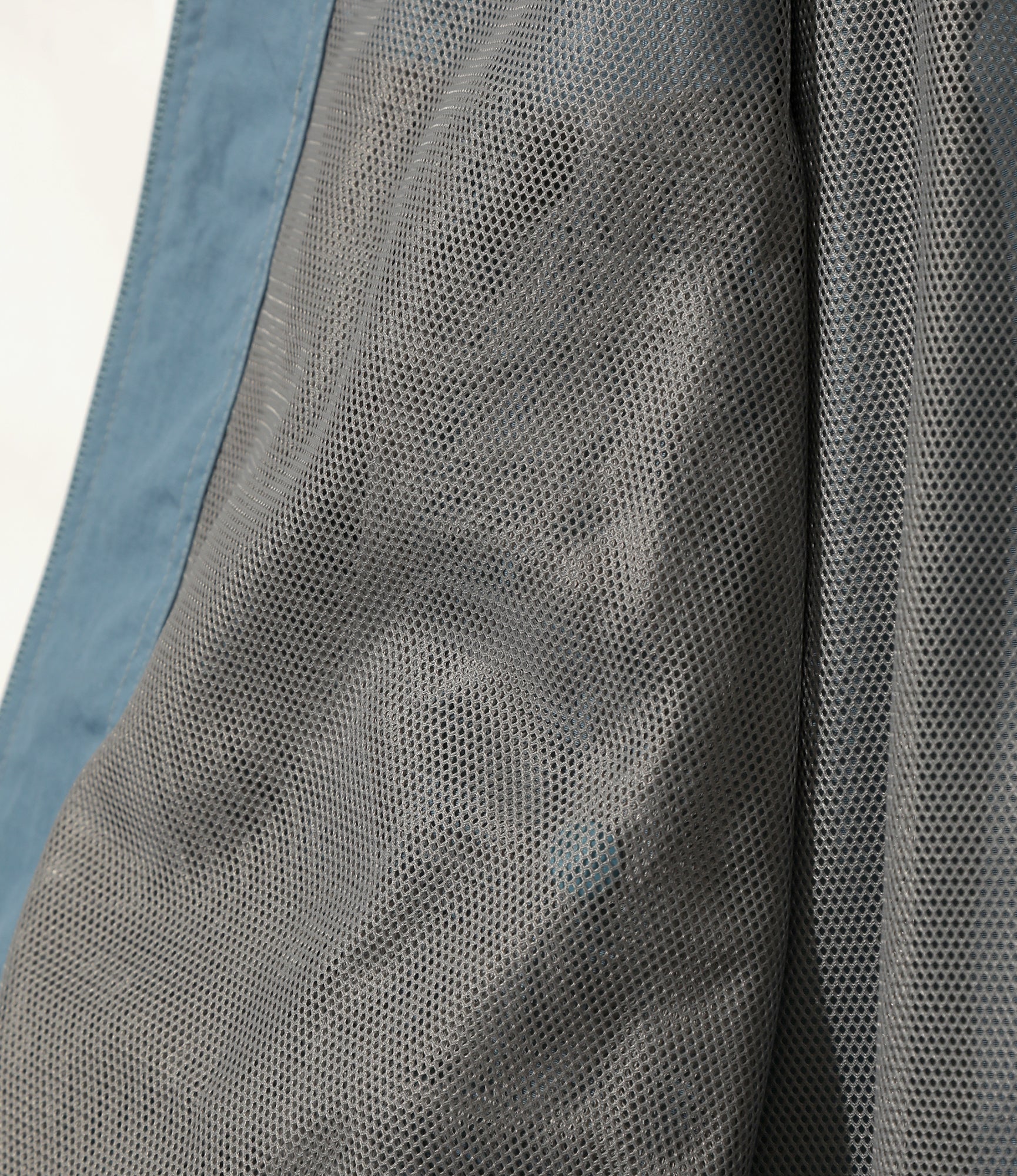 Warm Up Jacket – Blue Nylon Tussah - Image 5