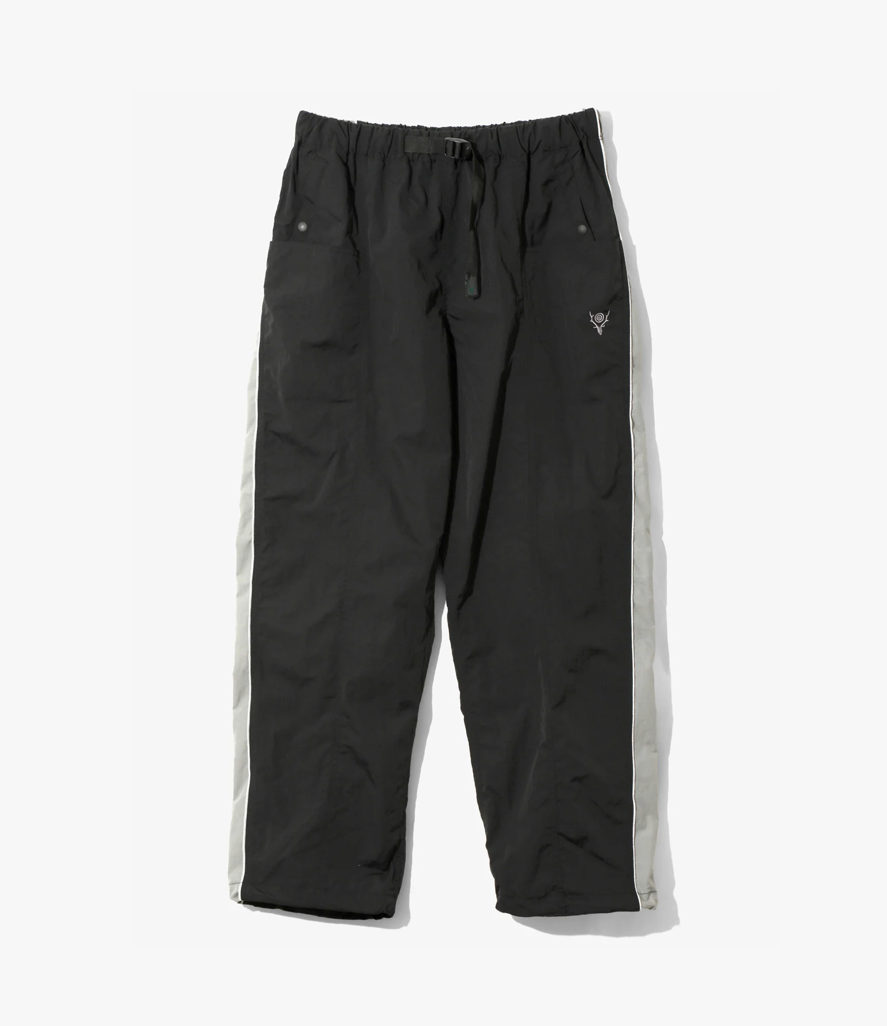 Warm Up Pant – Black Nylon Tussah