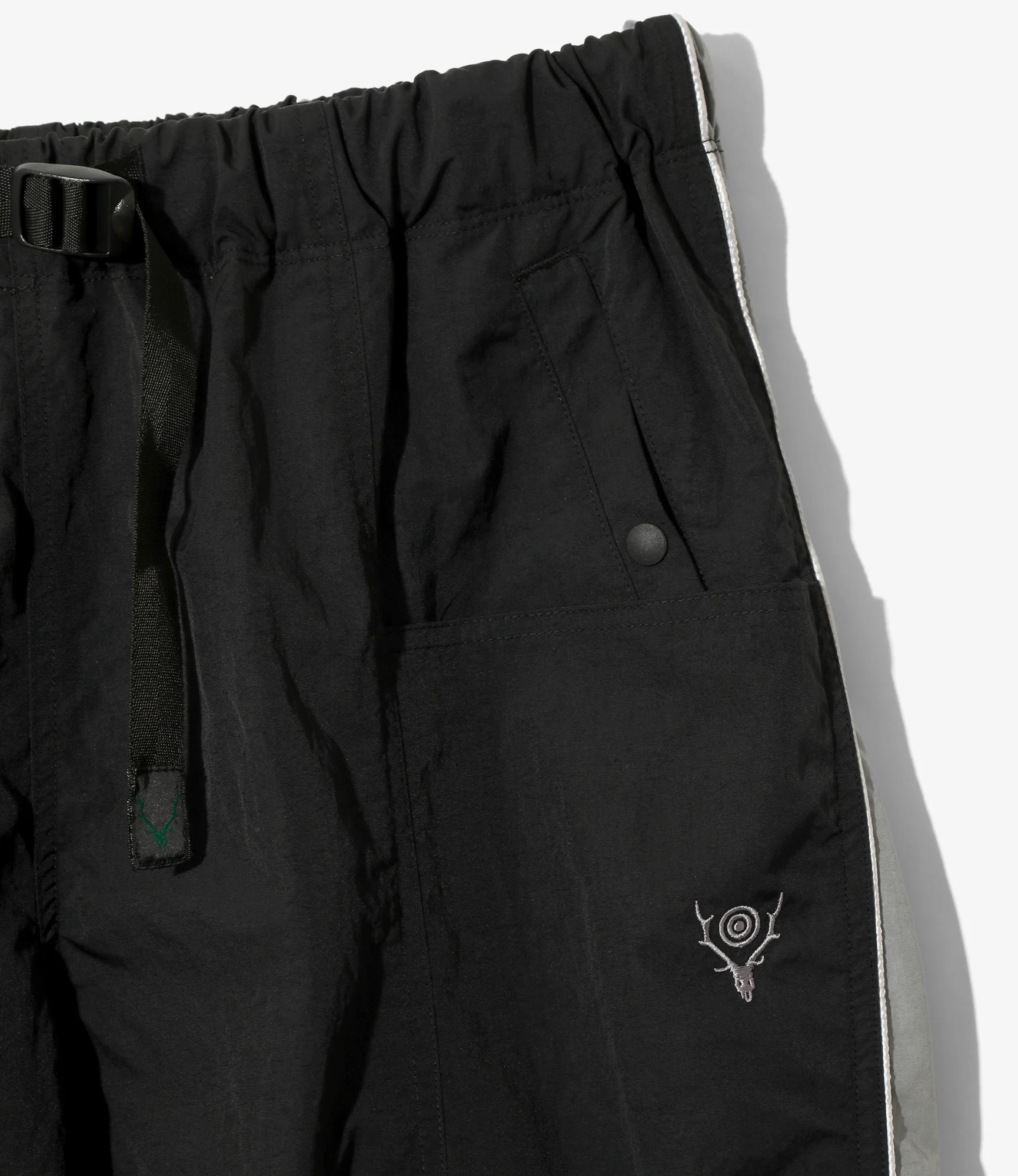 Warm Up Pant – Black Nylon Tussah - Image 2