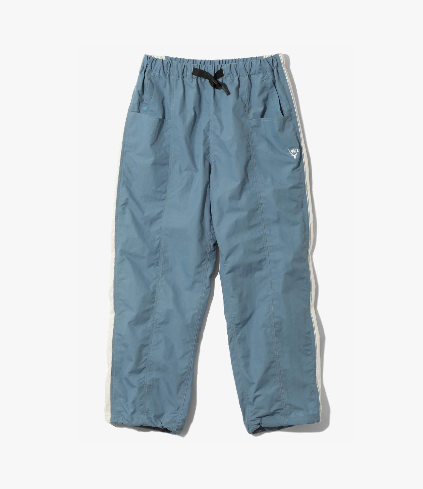 Warm Up Pant – Blue Nylon Tussah