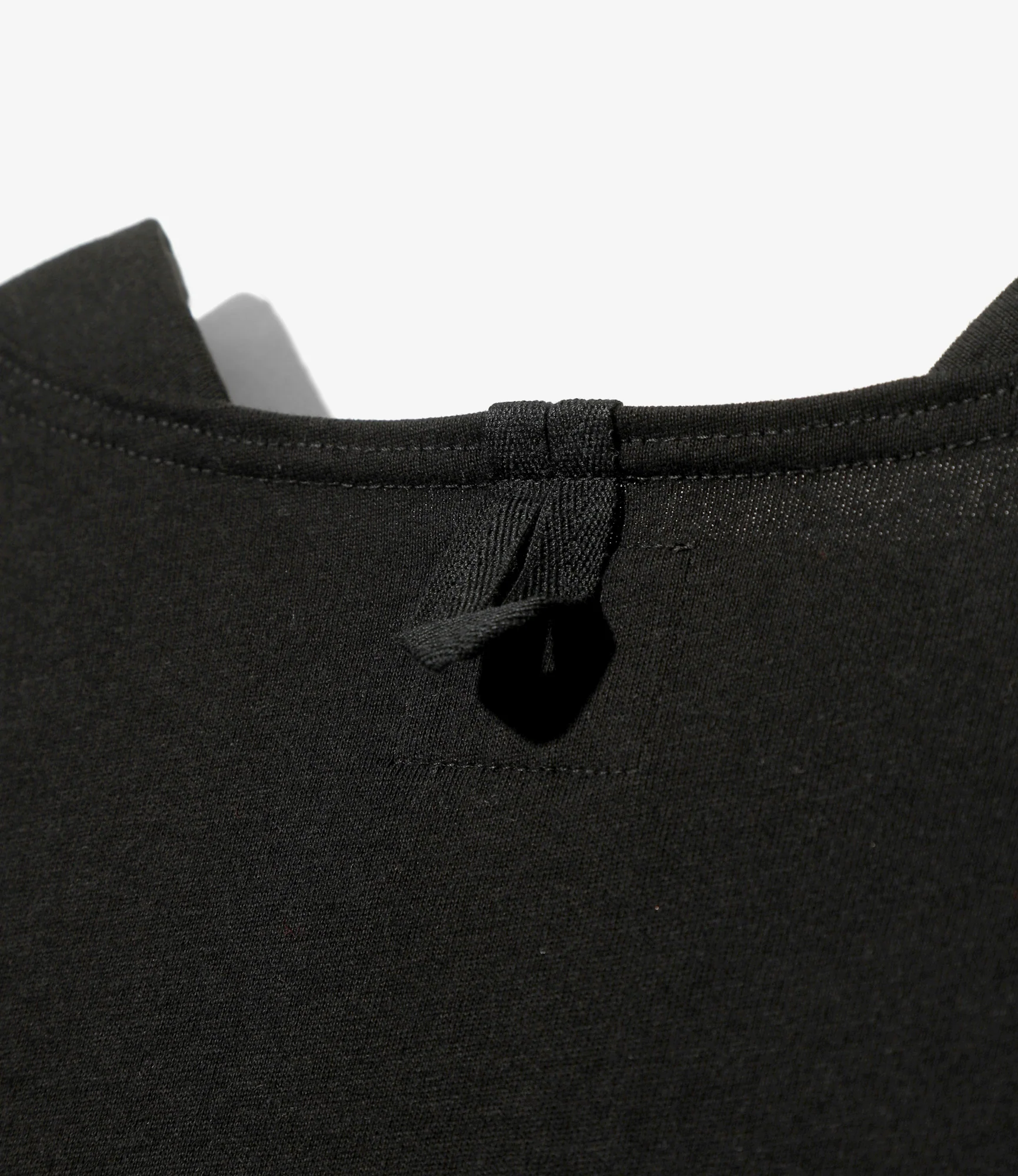 Fisherman Boat Neck Gusset Shirt – Black/Metallic Stripe - Image 7